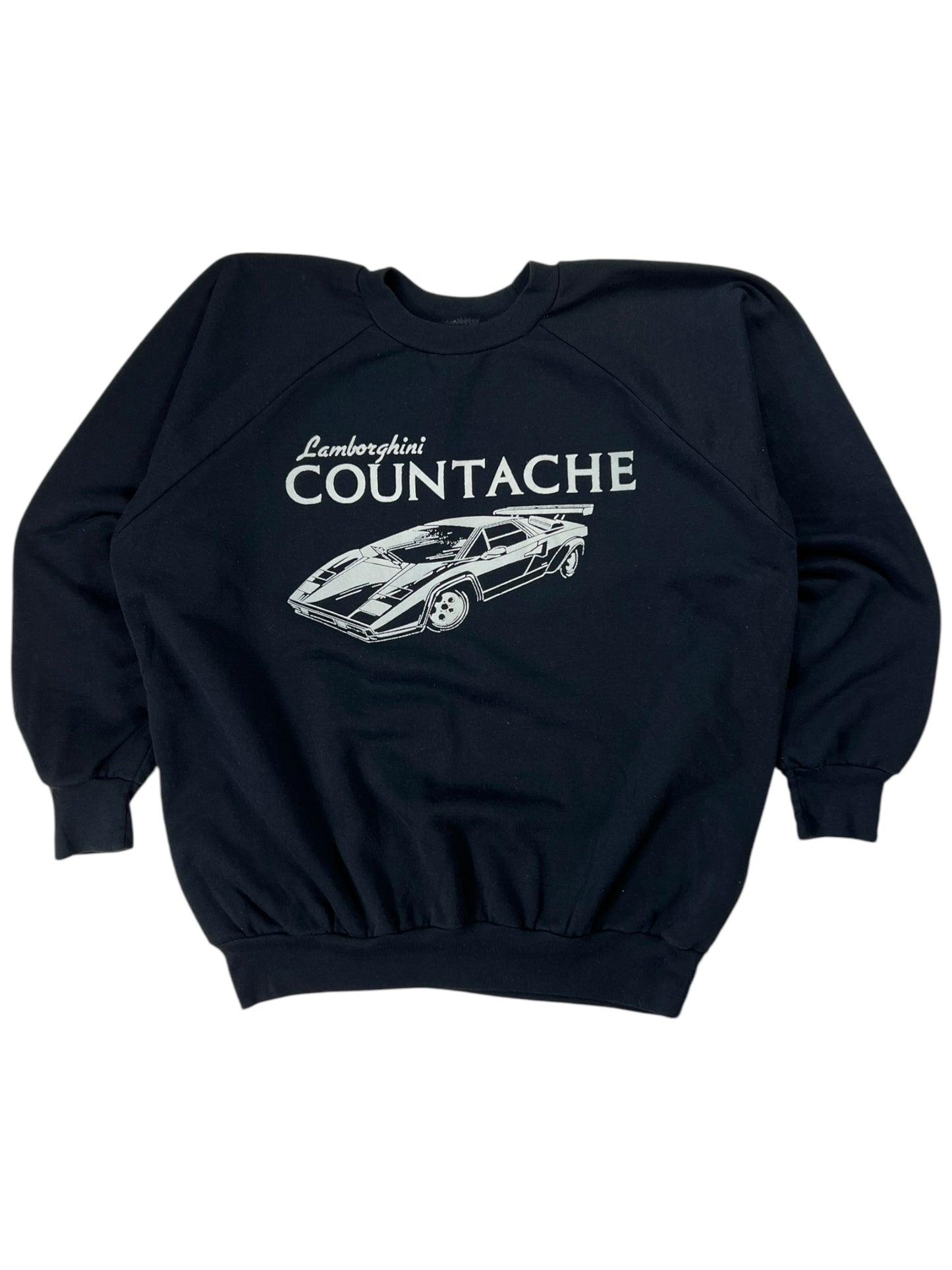 Vintage 80s Lamborghini Countache car crewneck (L)