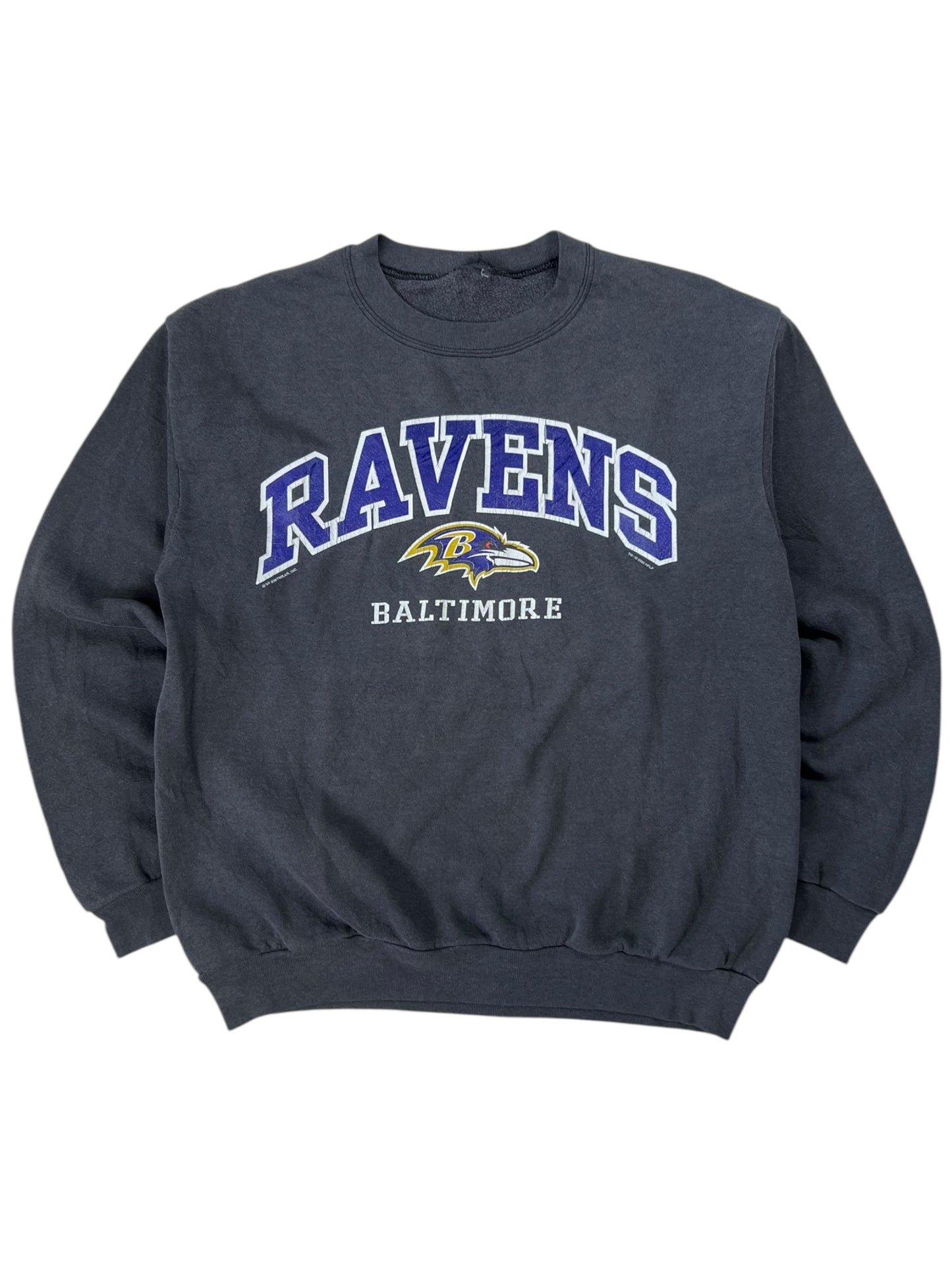 Vintage 2000 Baltimore Ravens faded crewneck (M)