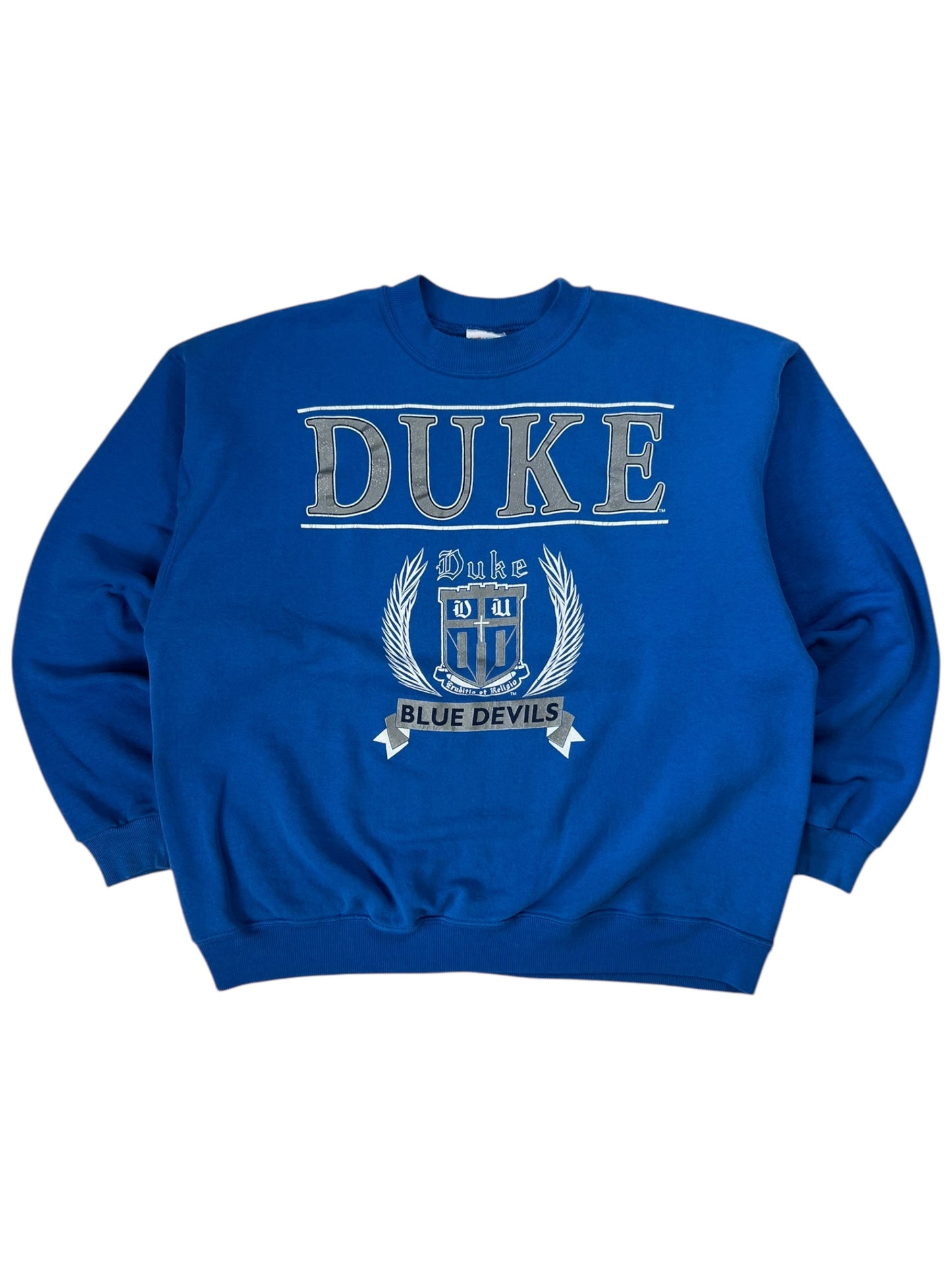 Vintage 90s Duke University Blue Devils Crewneck (XL)