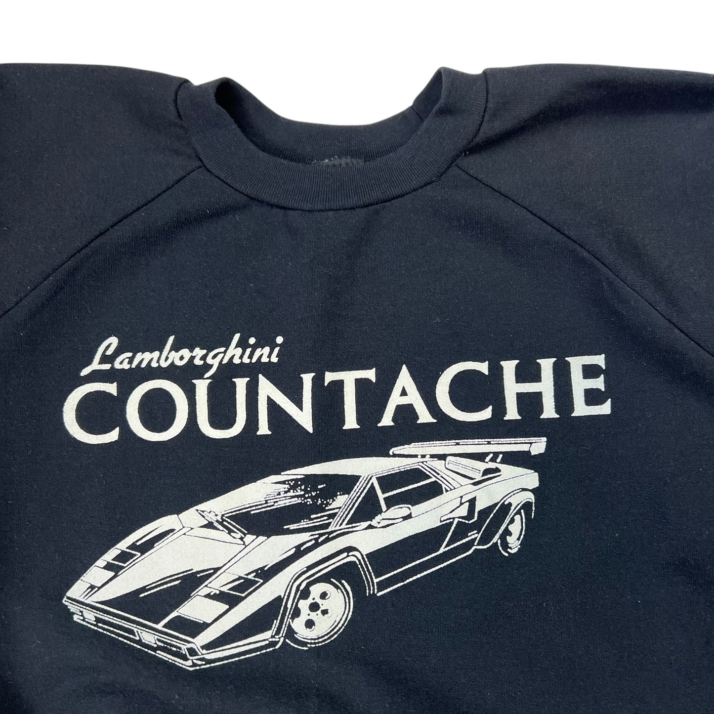 Vintage 80s Lamborghini Countache car crewneck (L)