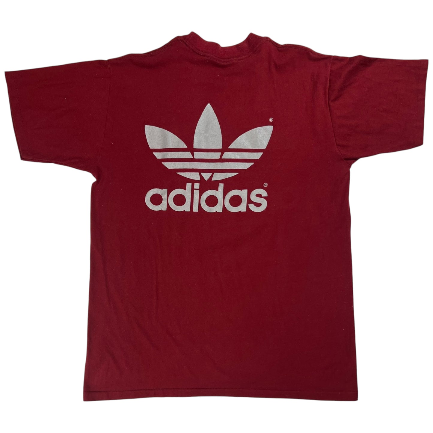 Vintage 80s Adidas trefoil logo tee (M/L)