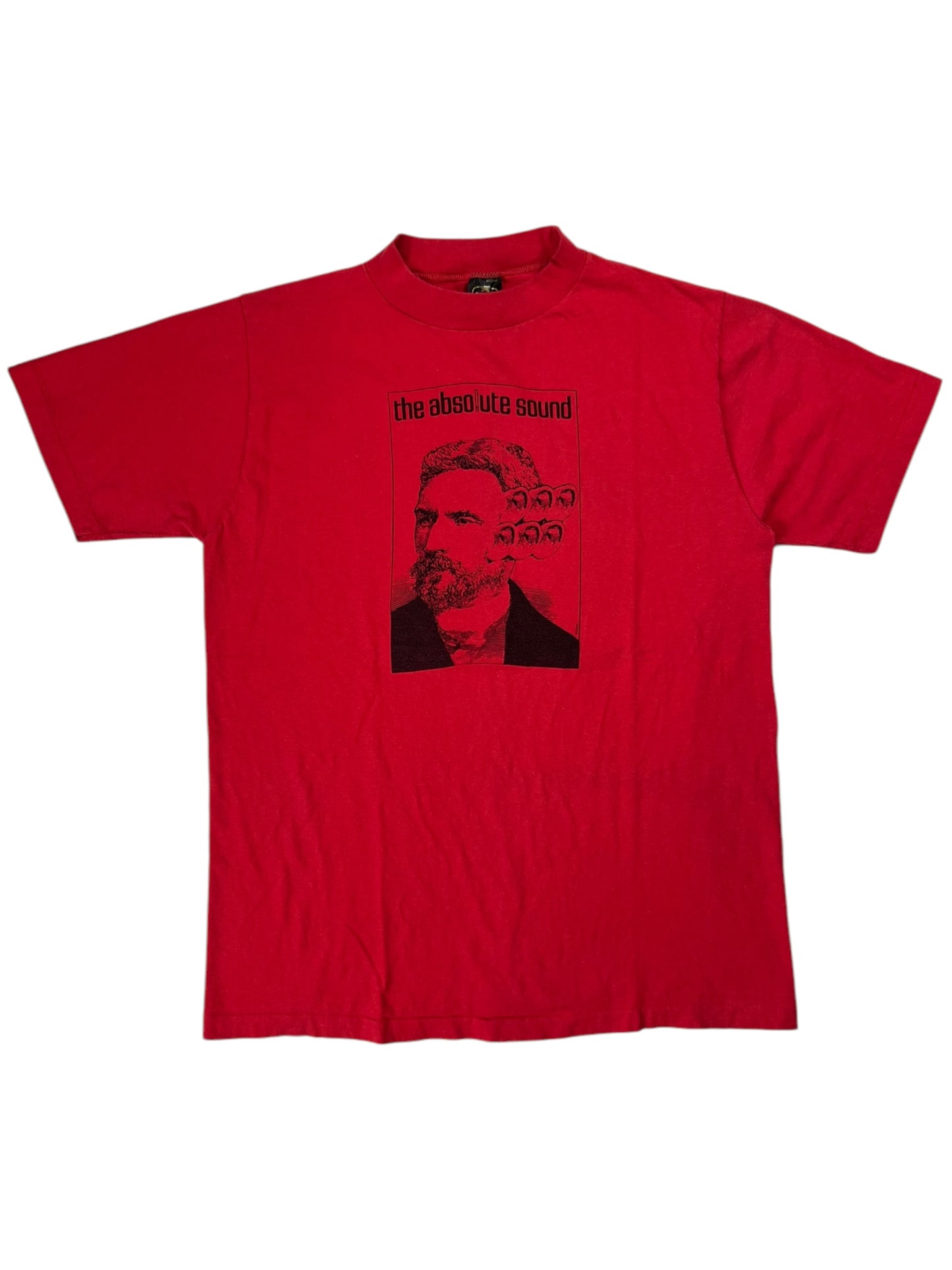 Vintage 1970s The Abso!ute Sound audiophile magazine Gary Viskupic tee (L)