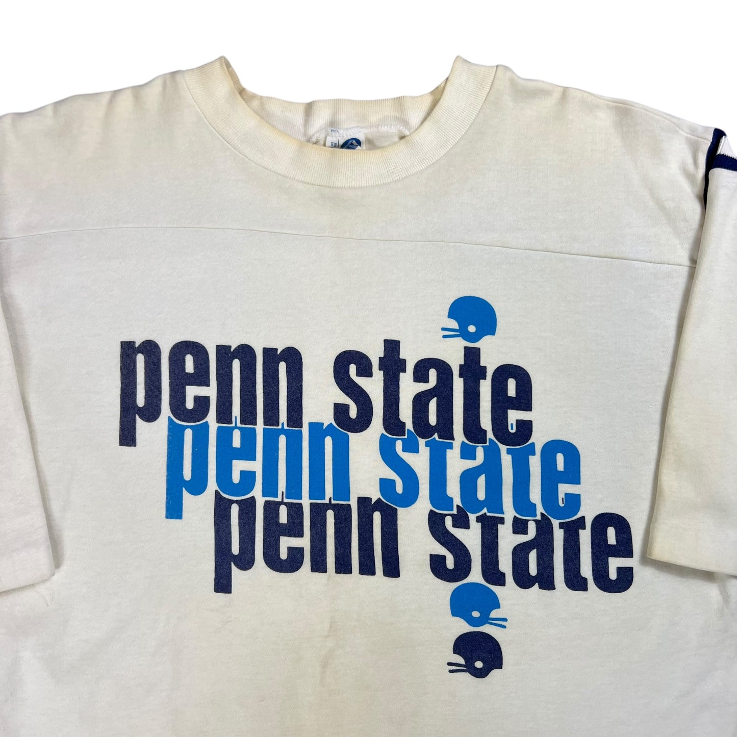 Vintage 1970s Penn State University football raglan tee (M)