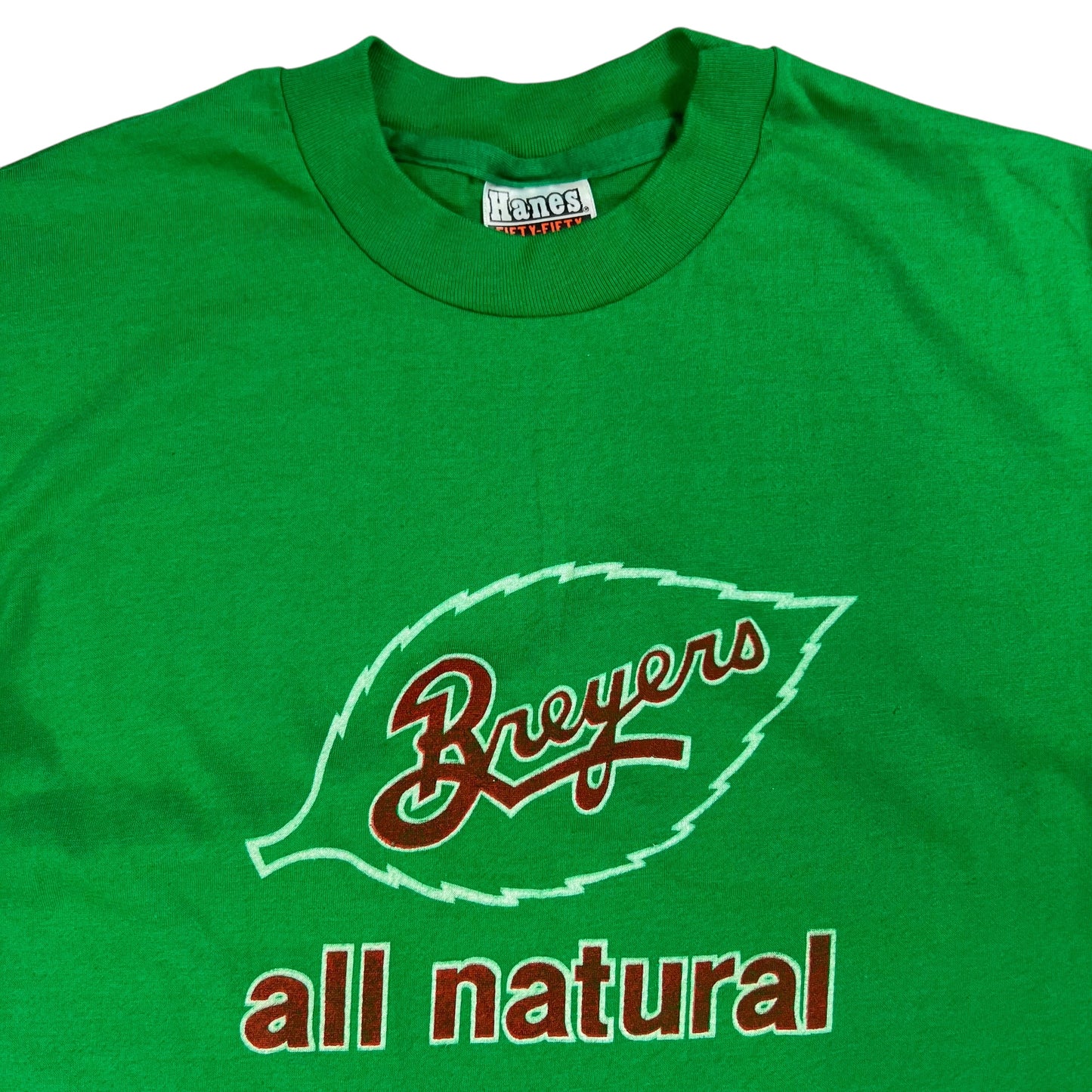 Vintage 80s Hanes Breyers Ice Cream all natural tee (M)
