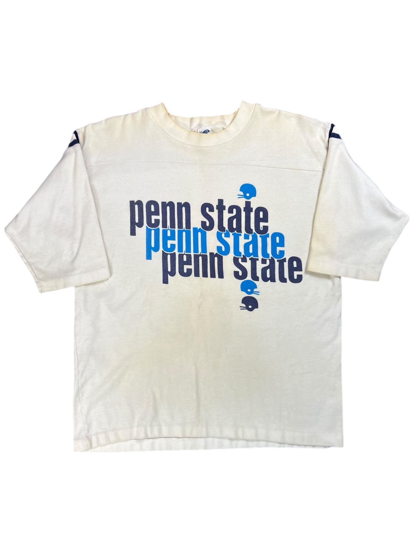 Vintage 1970s Penn State University football raglan tee (M)