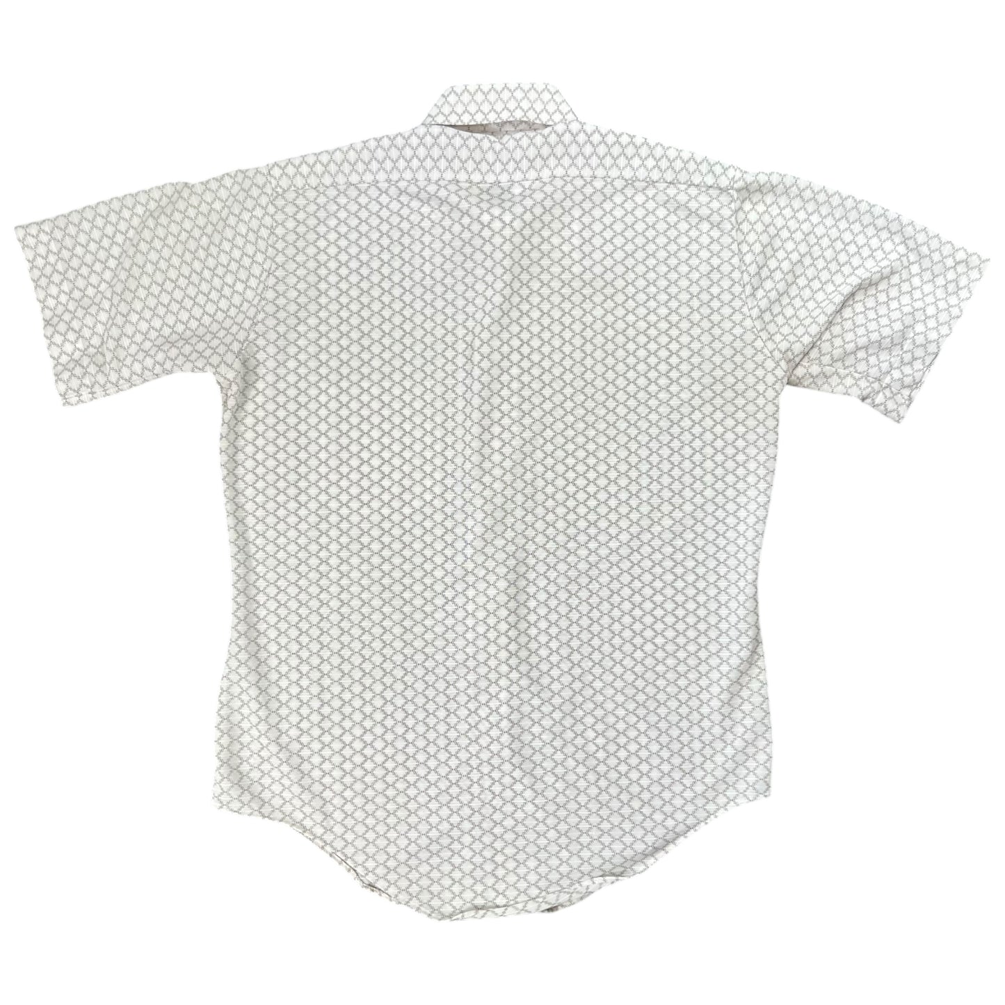 Vintage 1970s Arrow Knits checkered button up shirt (L)