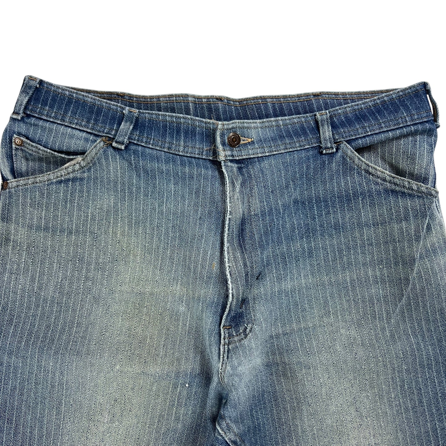 Vintage 1970s Levi’s Action Casuals striped denim jeans (36x27)