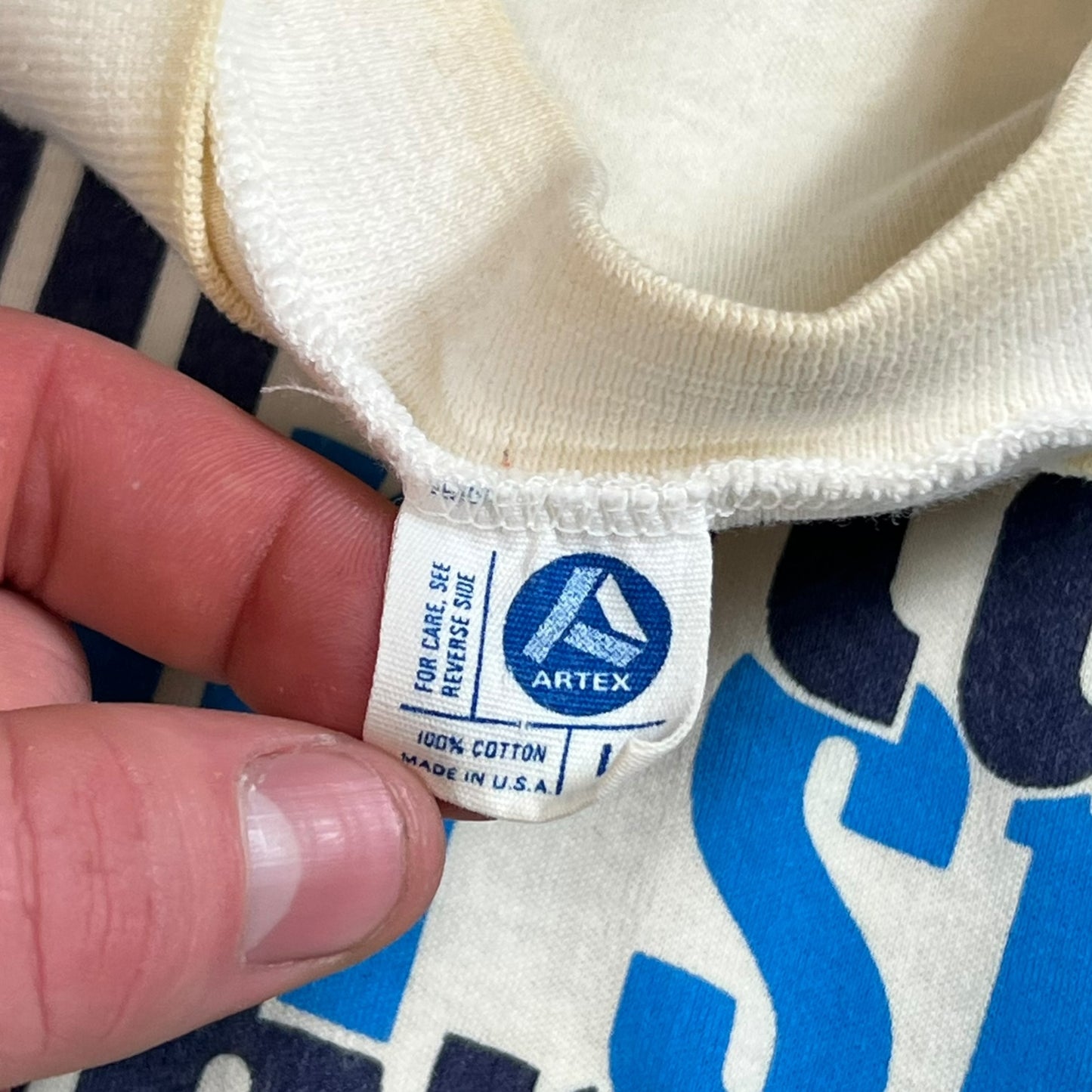Vintage 1970s Penn State University football raglan tee (M)