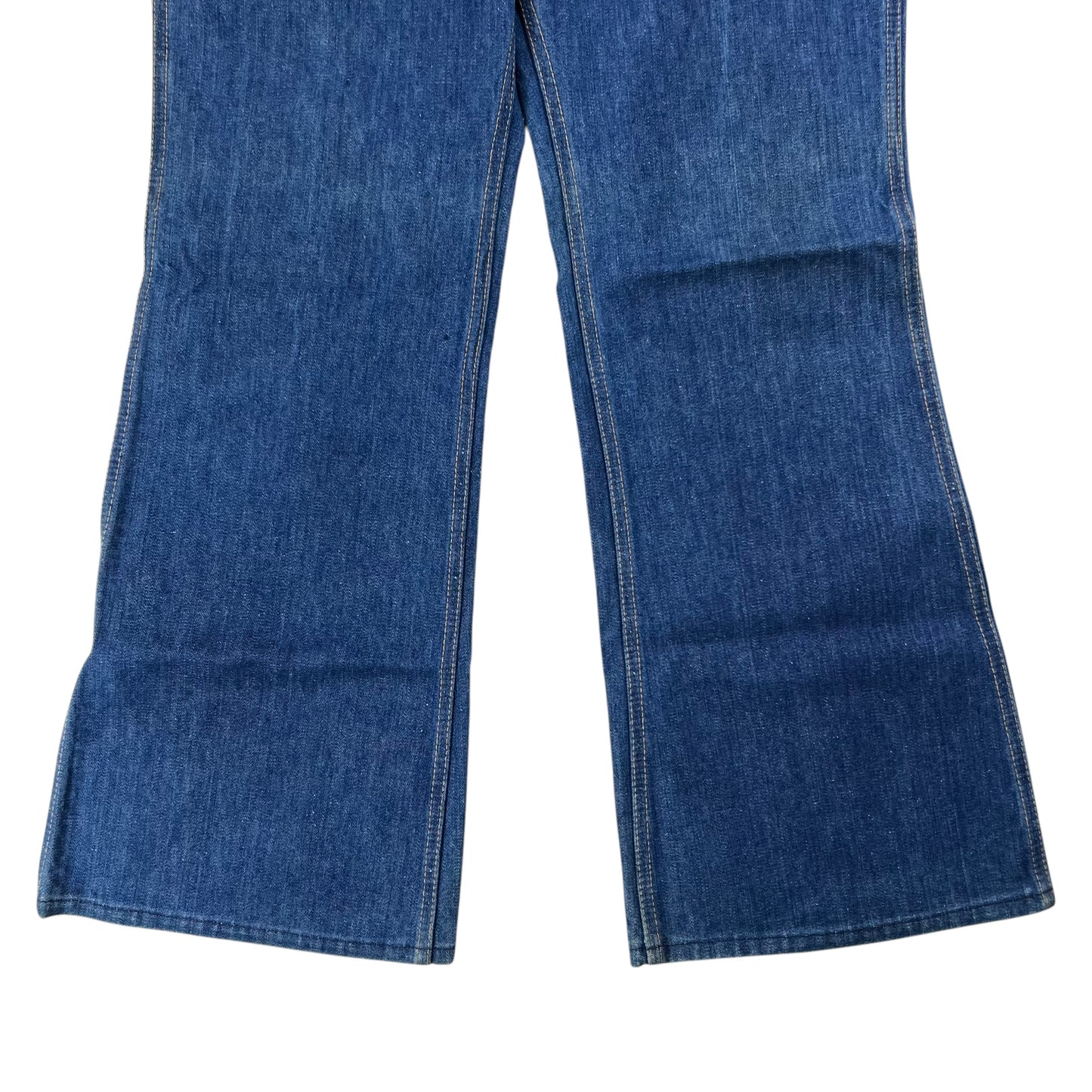Vintage 1970s Wrangler bell bottom flare denim jeans (34x28)