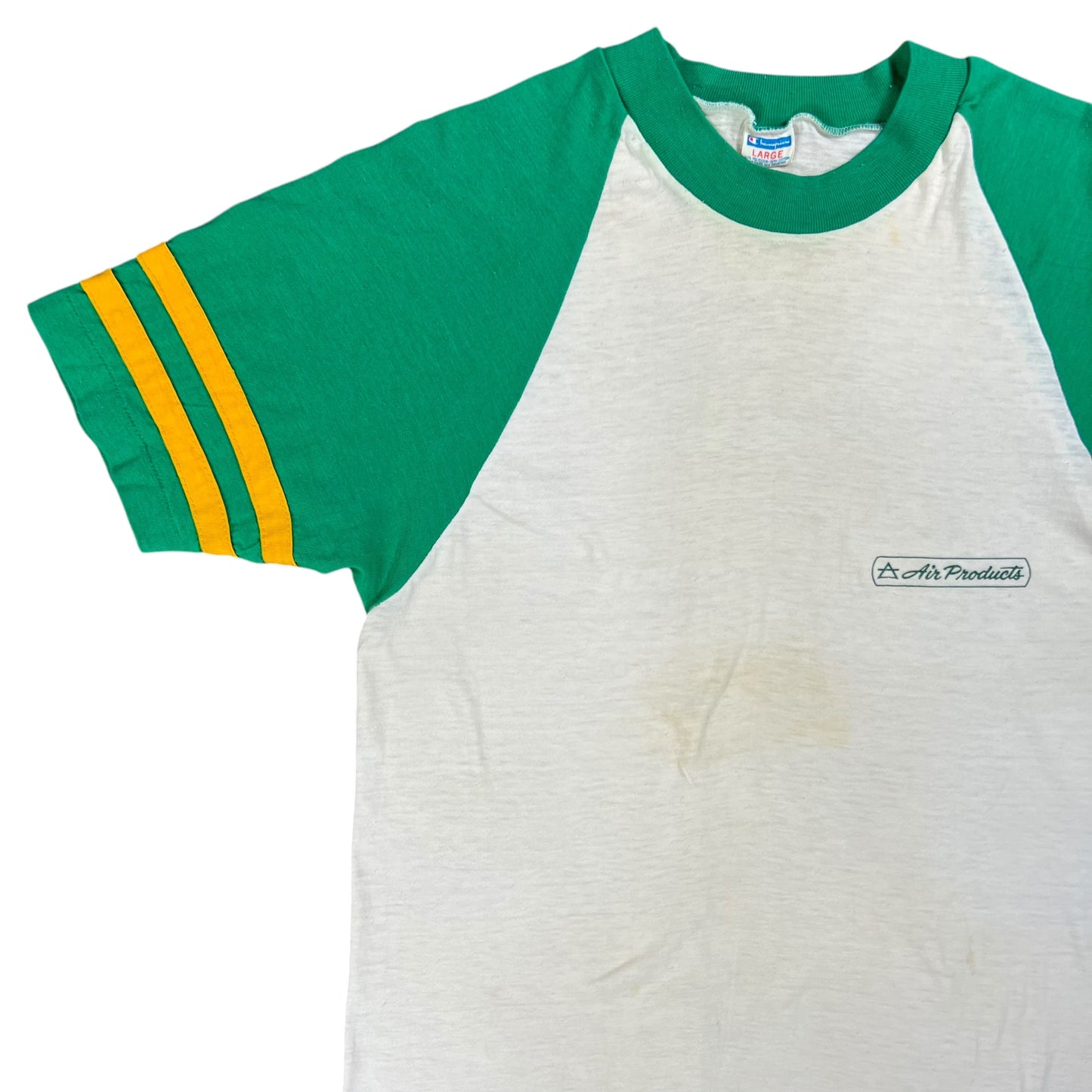 Vintage 1970s Champion Blue Bar Air Products tee (M)