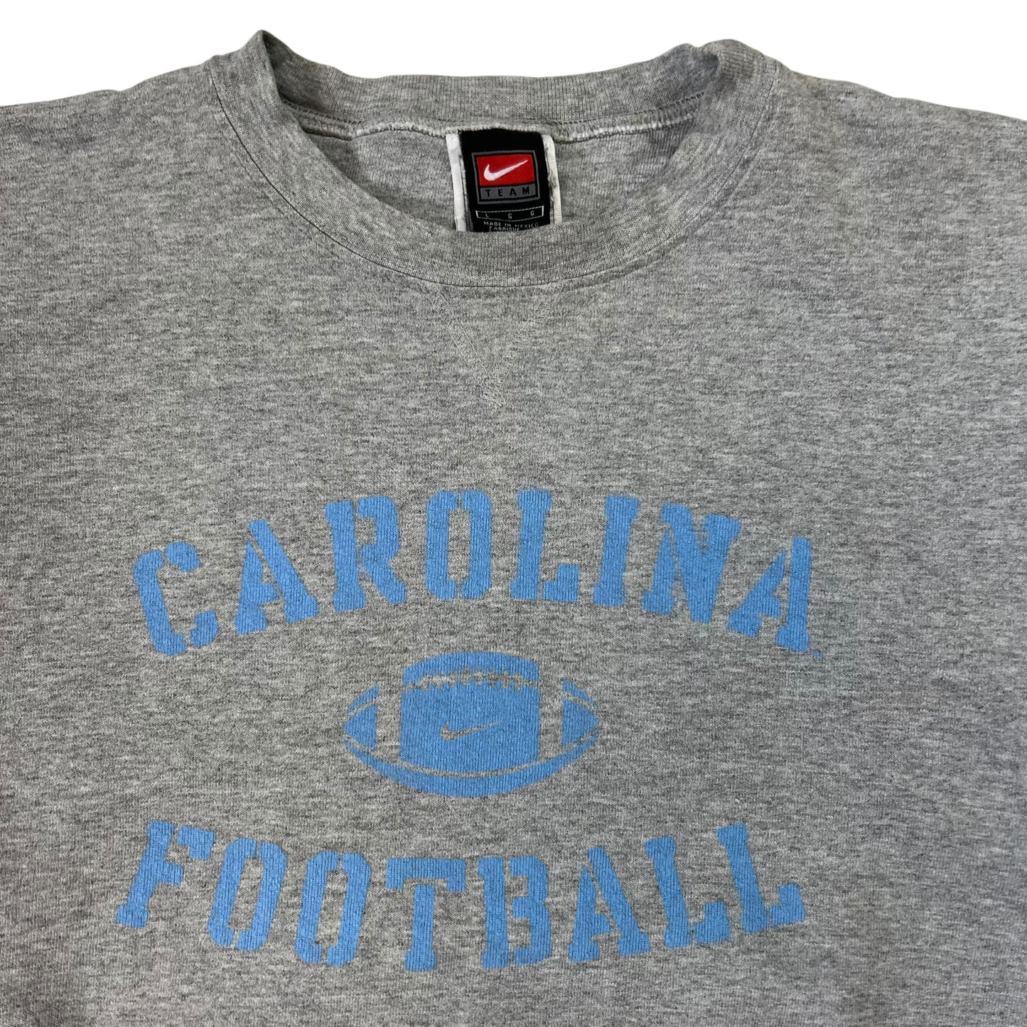 Vintage Y2K Nike University of North Carolina football crewneck (L)