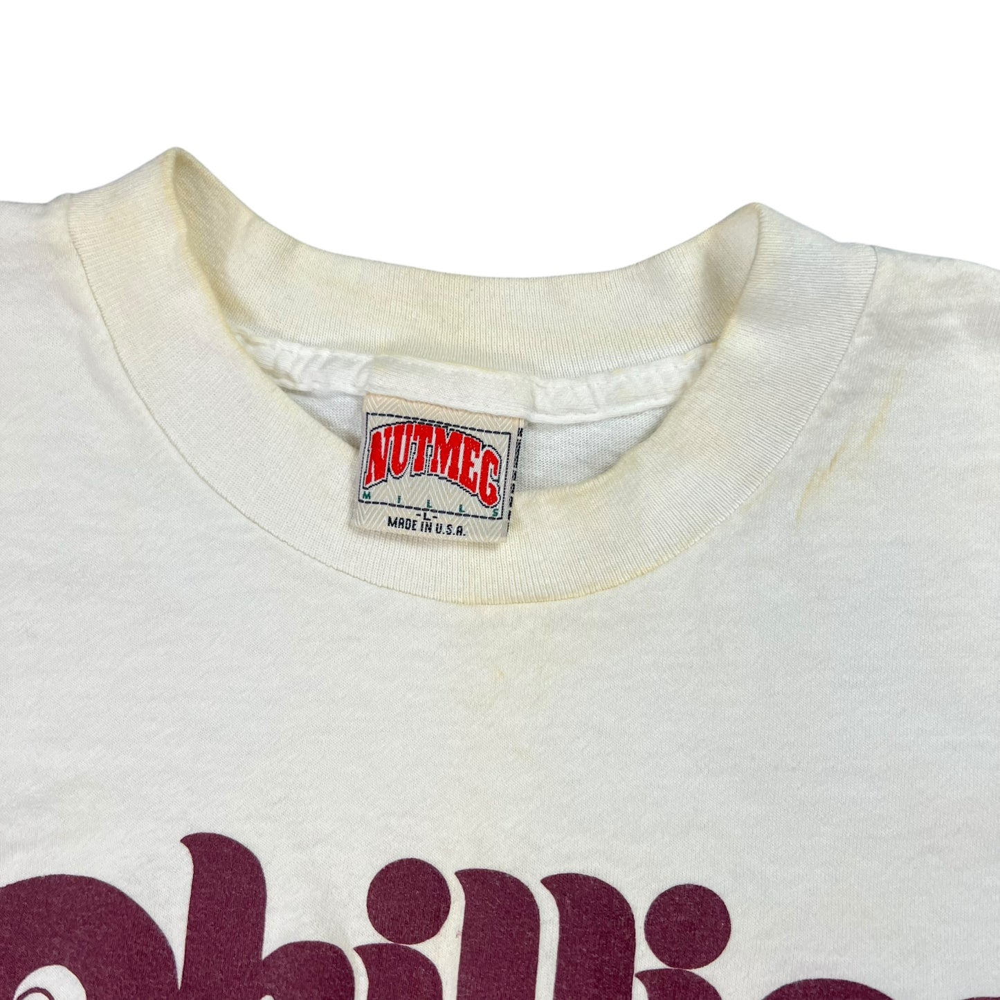 Vintage 1989 Nutmeg Philadelphia Phillies Von Hayes tee (M/L)