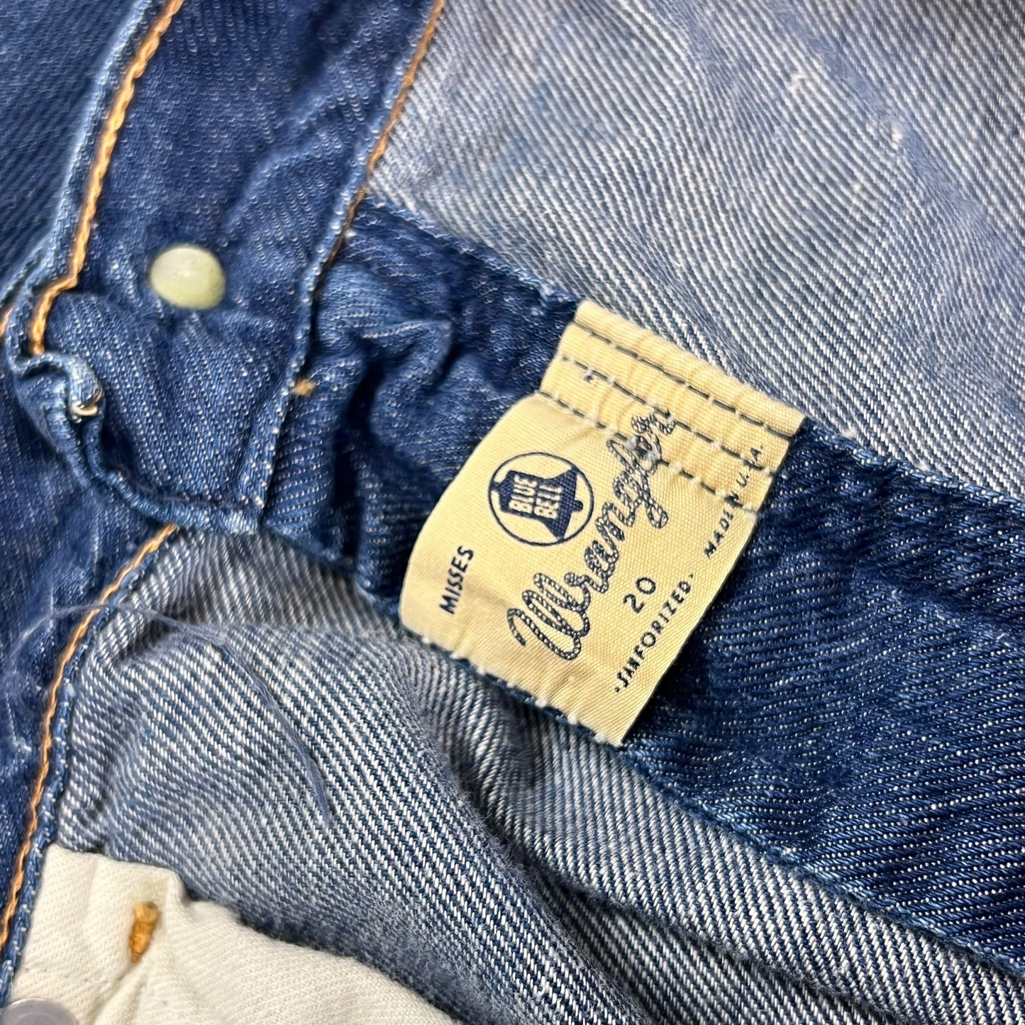 Vintage 1970s Wrangler Blue Bells Sanfordized denim jeans (30x26)