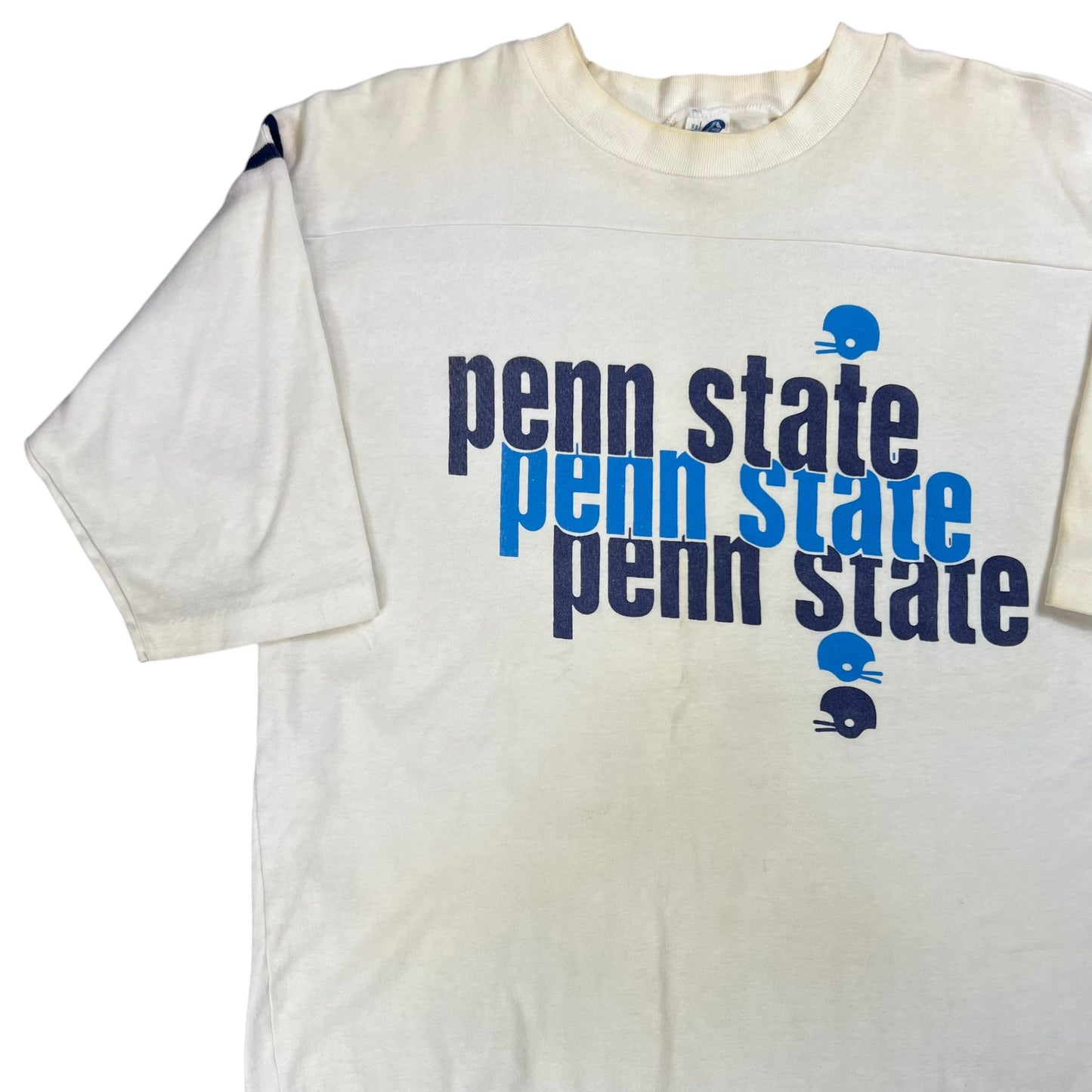 Vintage 1970s Penn State University football raglan tee (M)