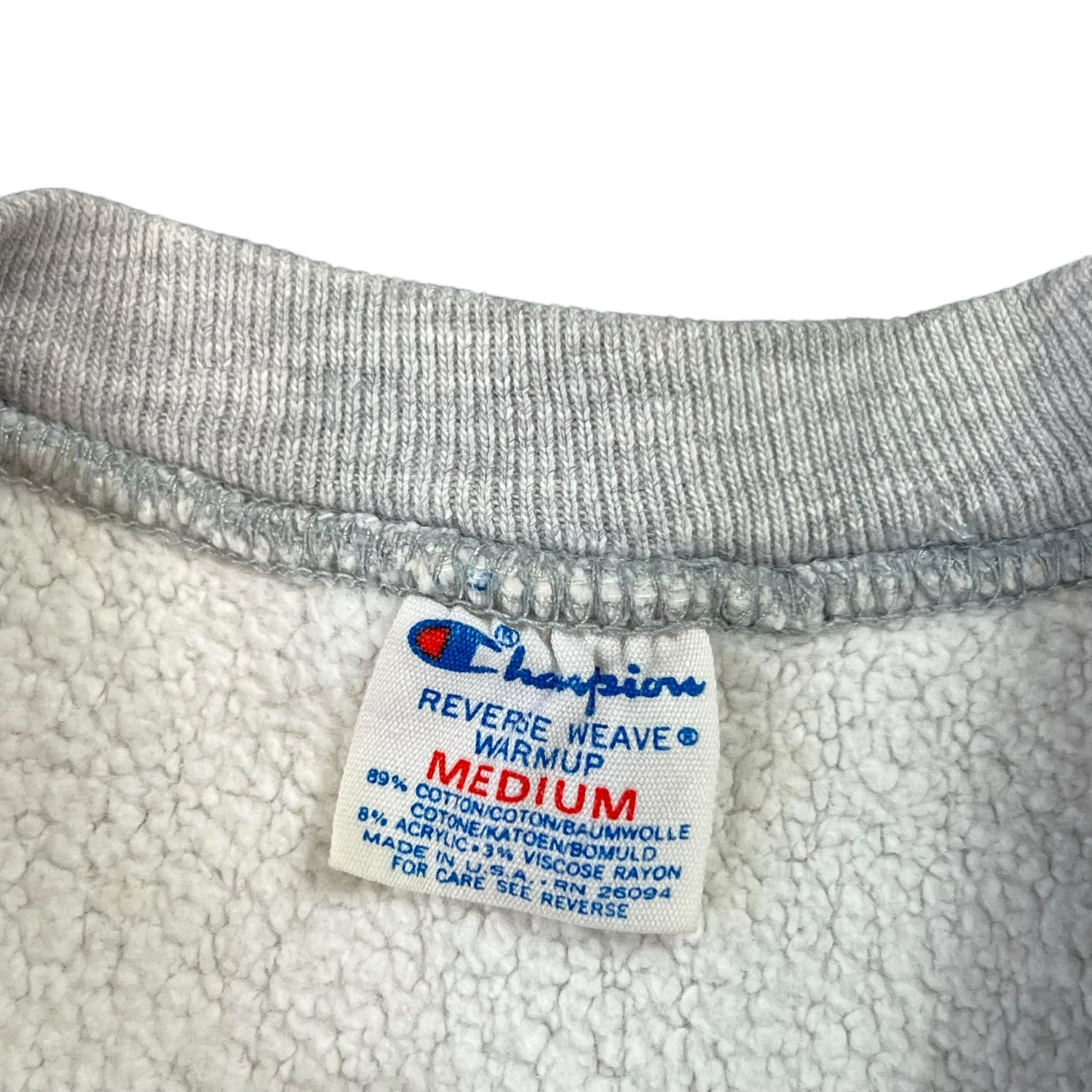 Vintage 80s Champion reverse weave warmup Villanova crewneck (M)