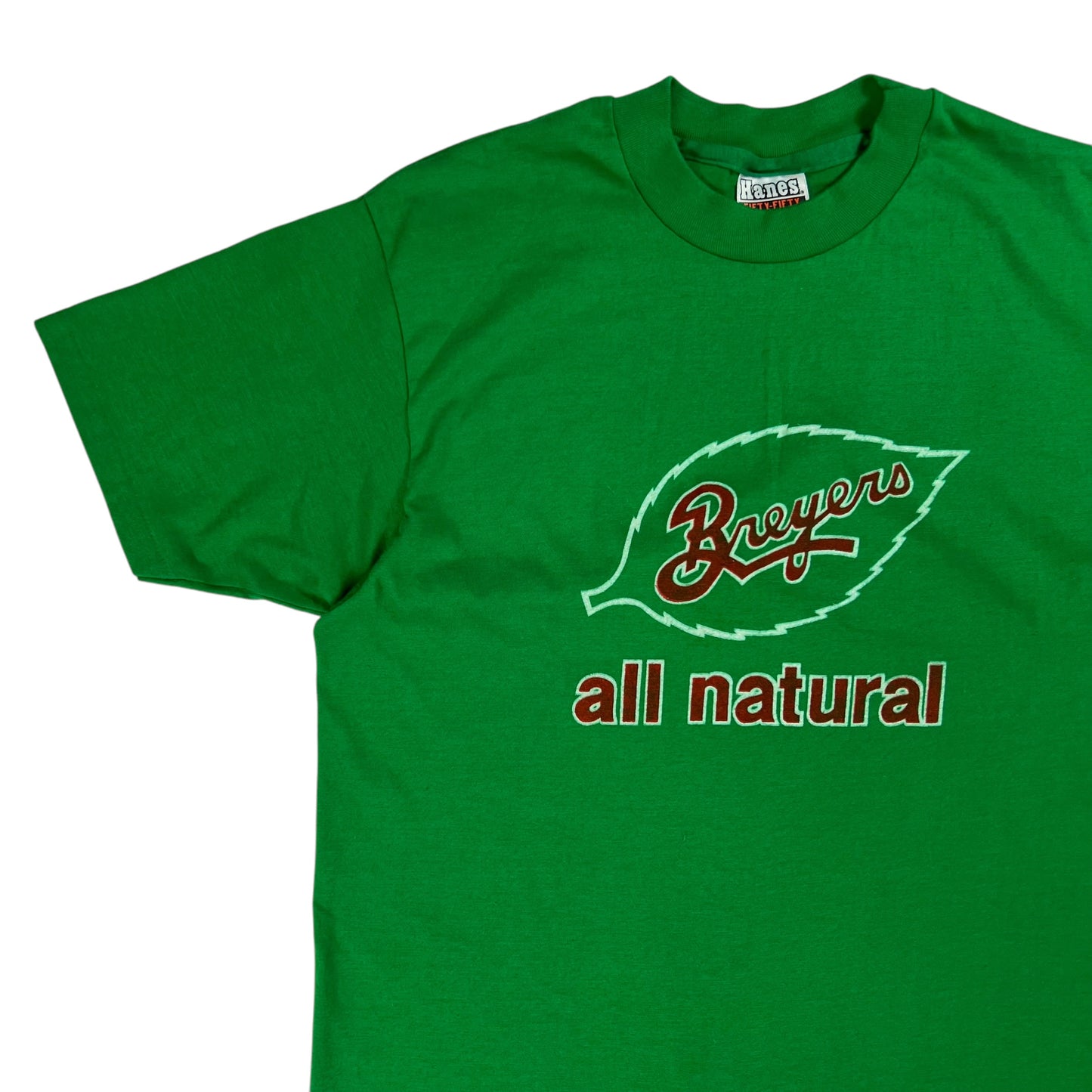 Vintage 80s Hanes Breyers Ice Cream all natural tee (M)