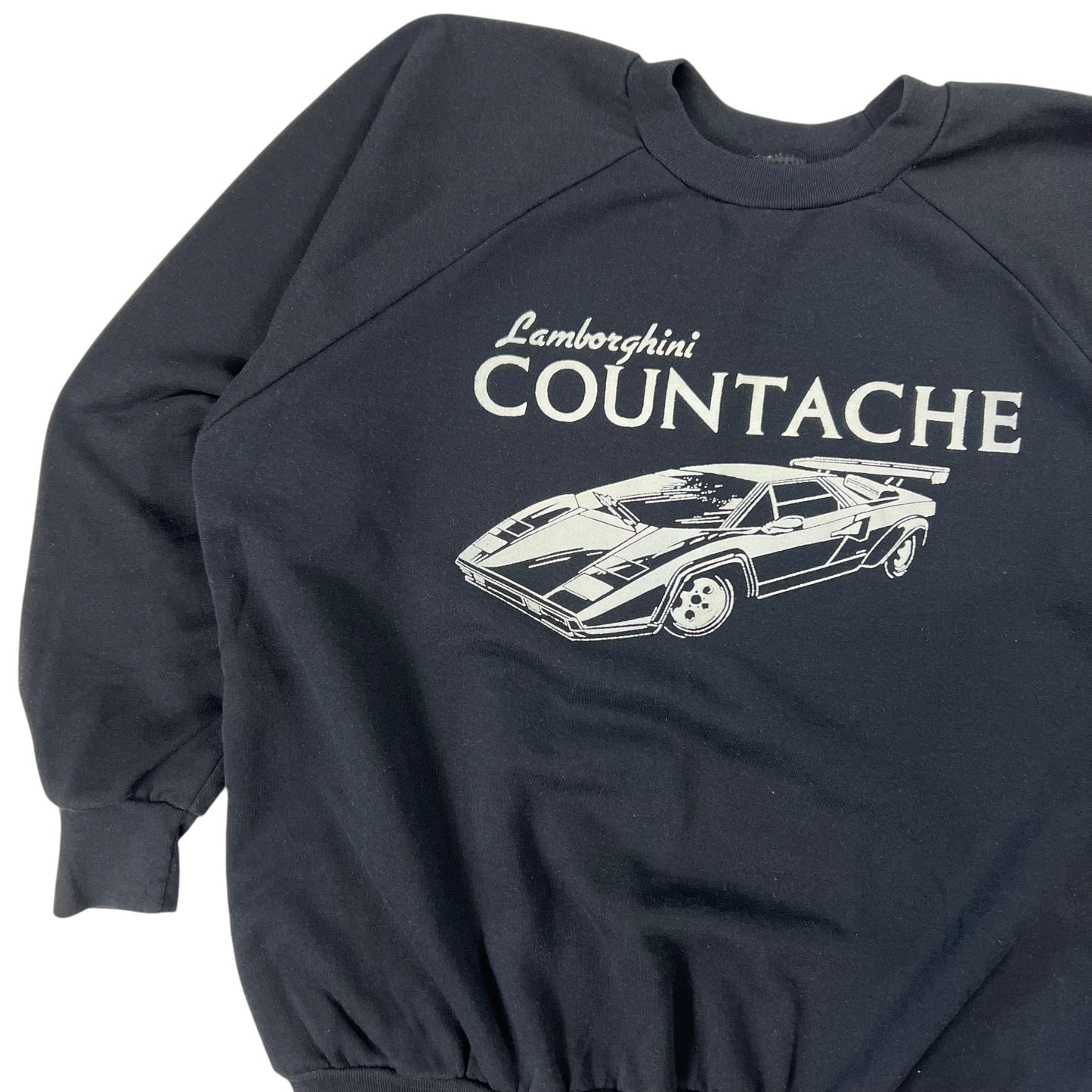 Vintage 80s Lamborghini Countache car crewneck (L)