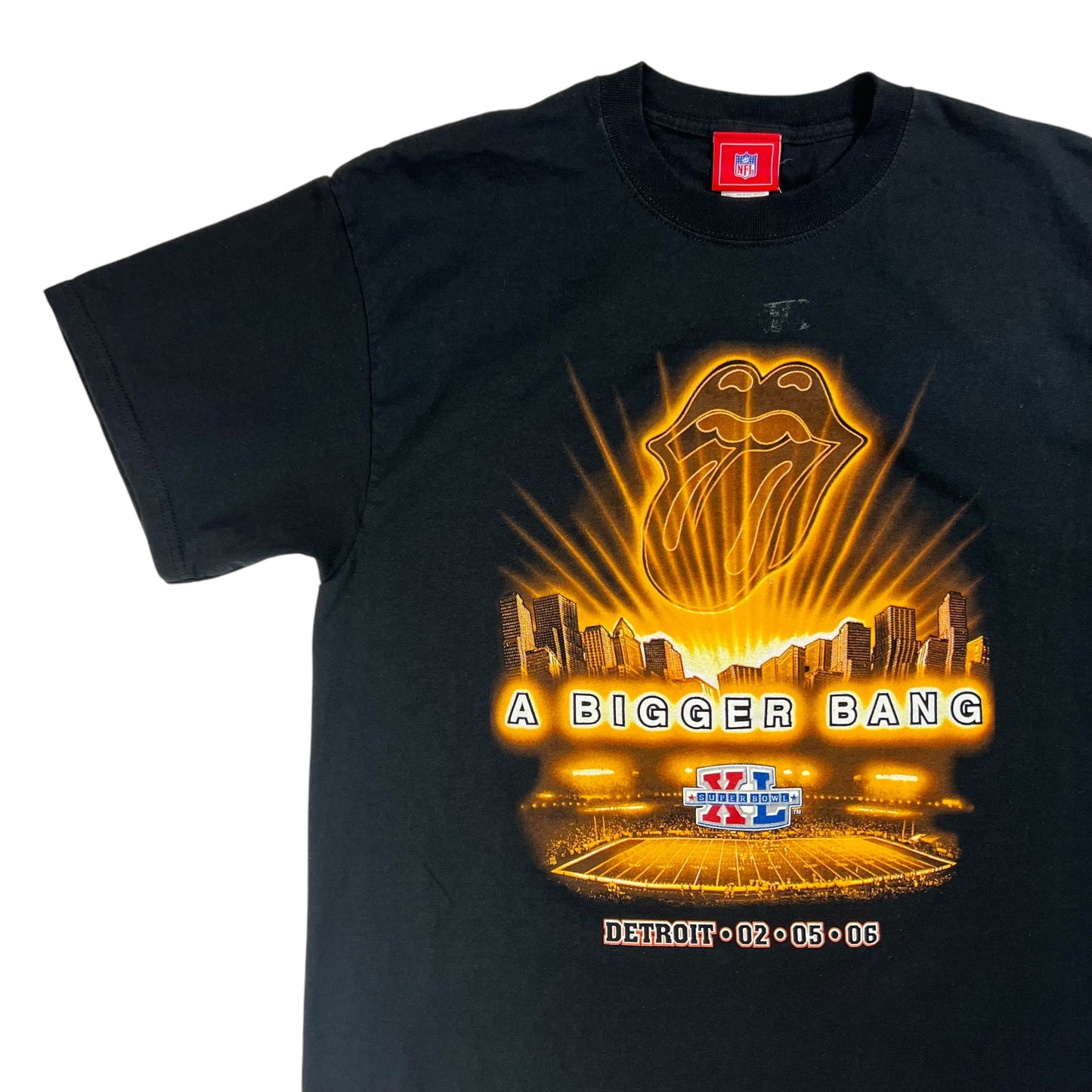 Vintage 2006 The Rolling Stones A Bigger Bang Super Bowl halftime show tee (M)