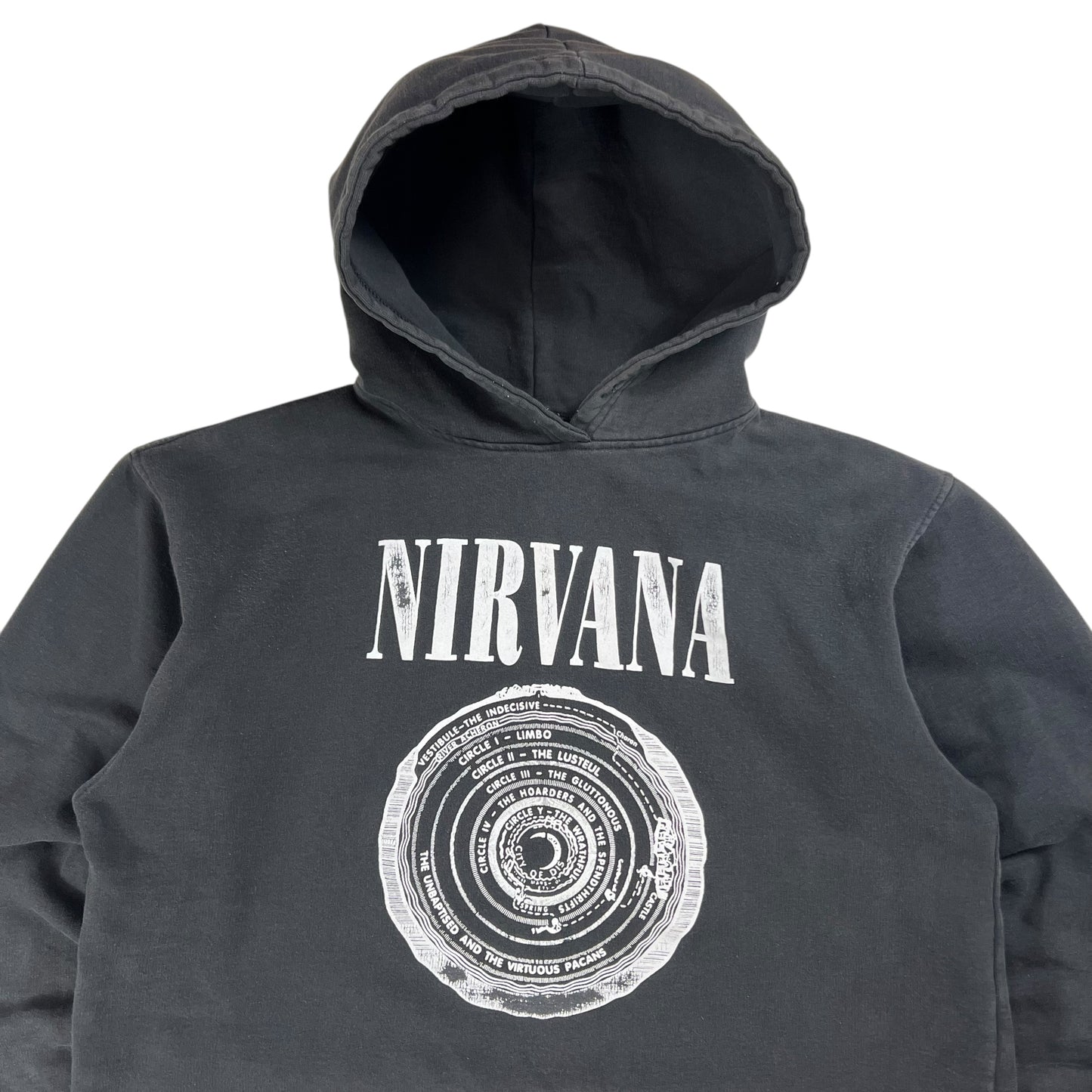 Vintage 90s Nirvana Vestibule euro band hoodie (L)