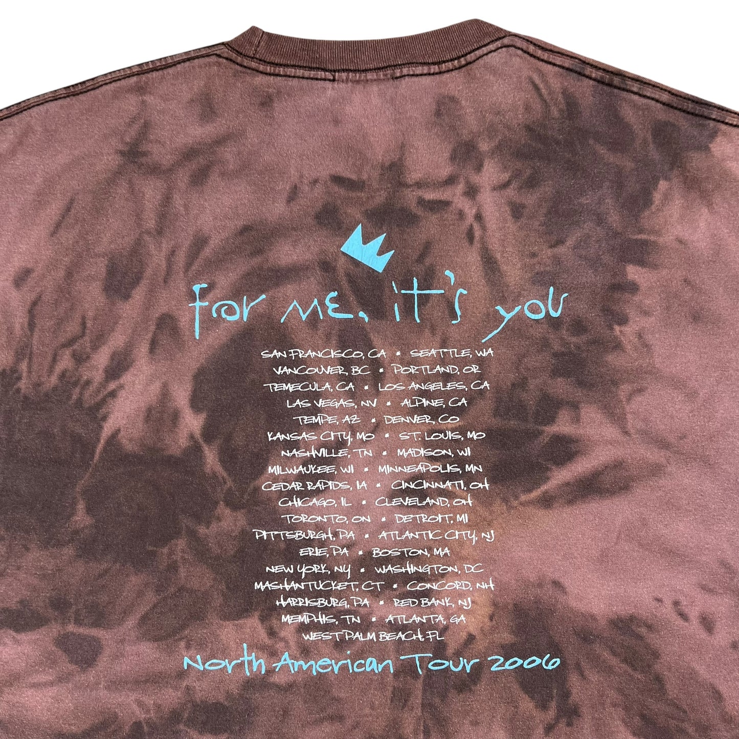 Vintage 2006 Train For me, it’s you acid wash tour band tee (XL)