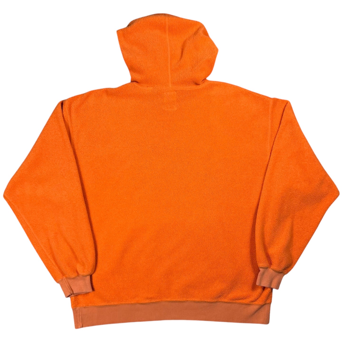 Vintage 90s GAP Athletics faded orange fleece hoodie (L)