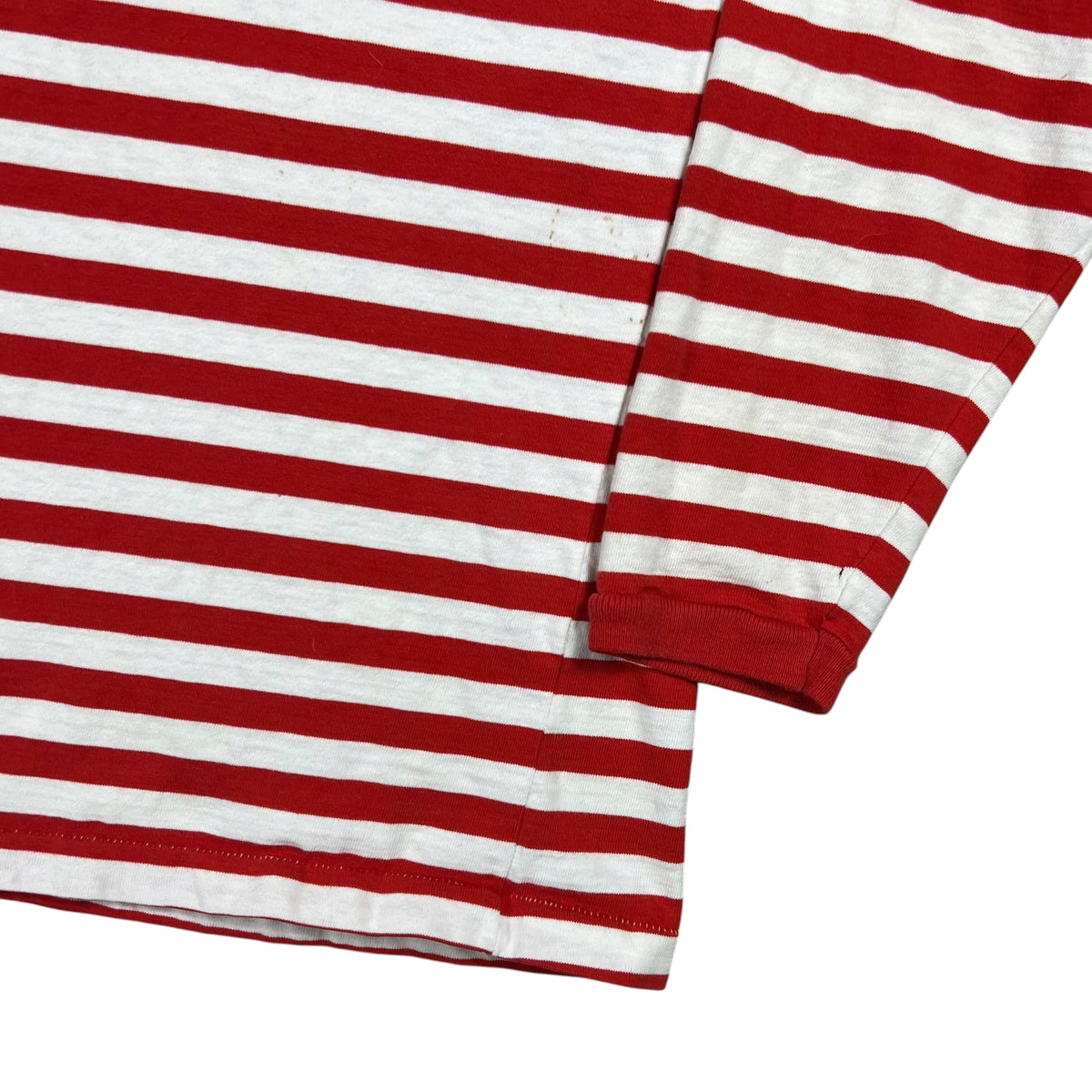 Vintage 80s Disney Mickey & Minnie Mouse stripey faded long sleeve striped shirt (L)