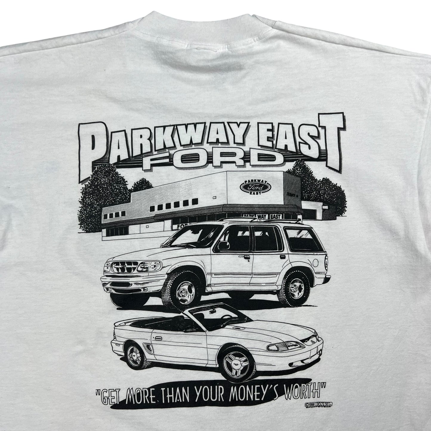 Vintage 1996 Ford Parkway East Pittsburgh, PA car tee (XL)