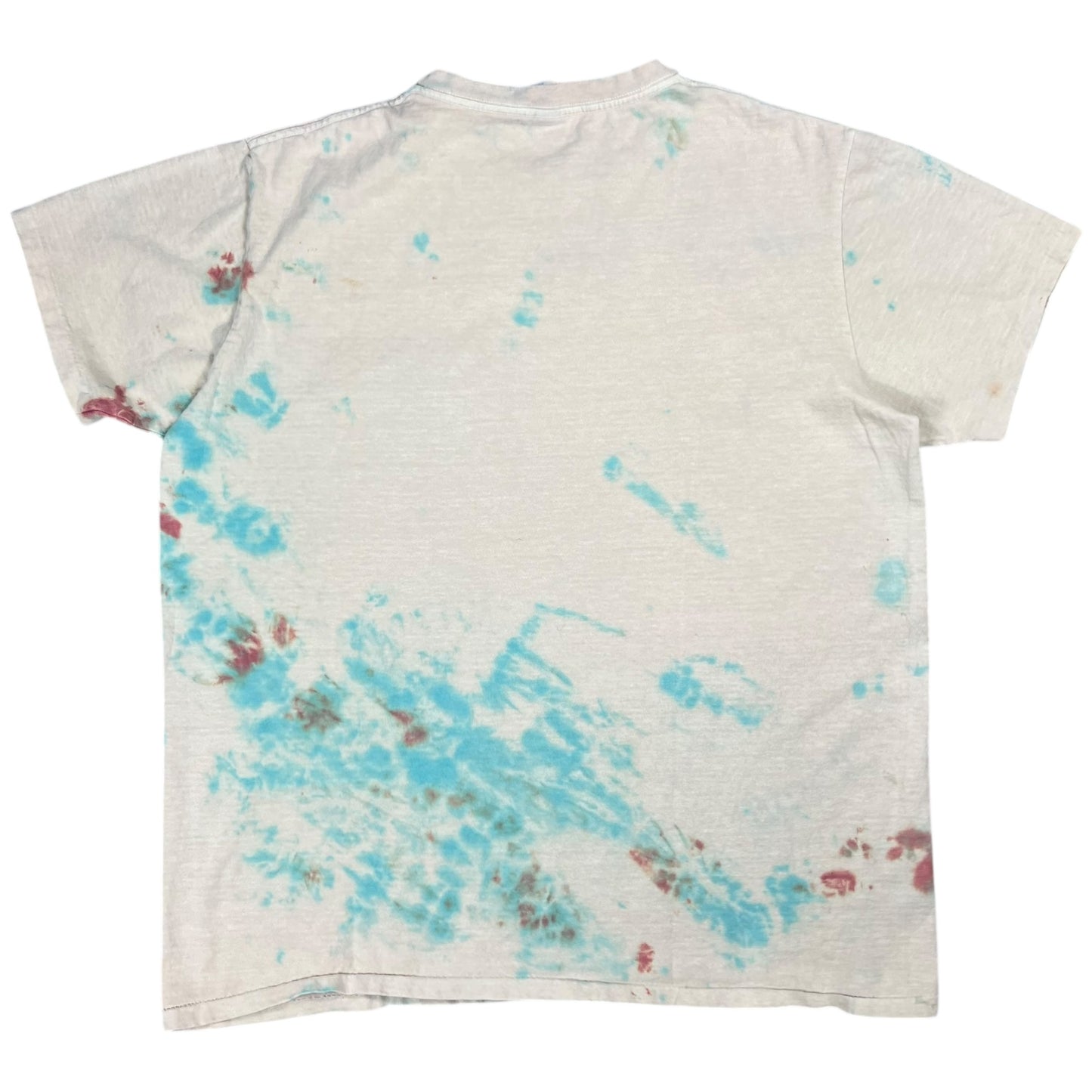 Vintage 80s Velva Sheen Tie Dye pocket tee (L)