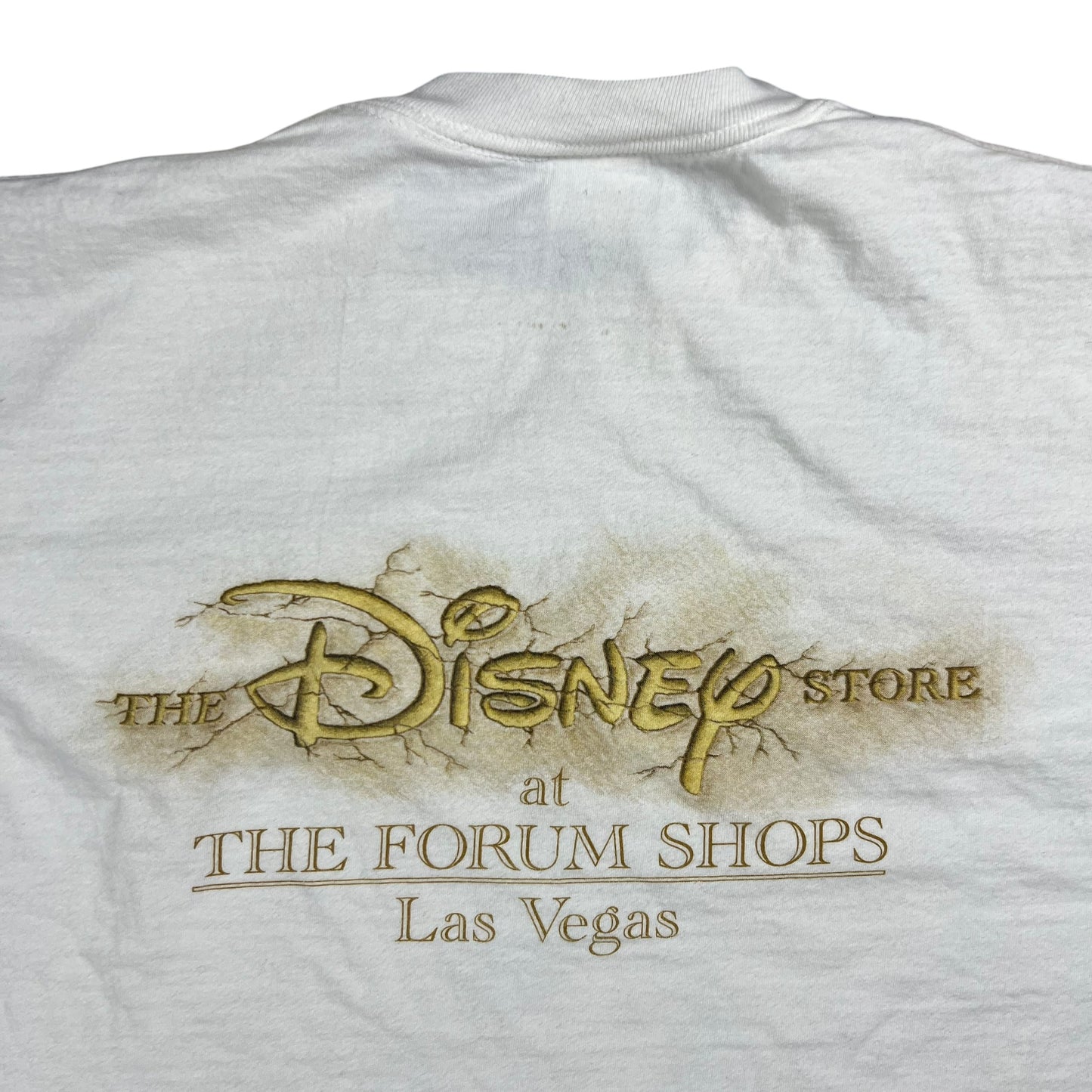 Vintage 90s Mickey Mouse Greek Mythology Disney stores at The Forum Las Vegas tee (M)