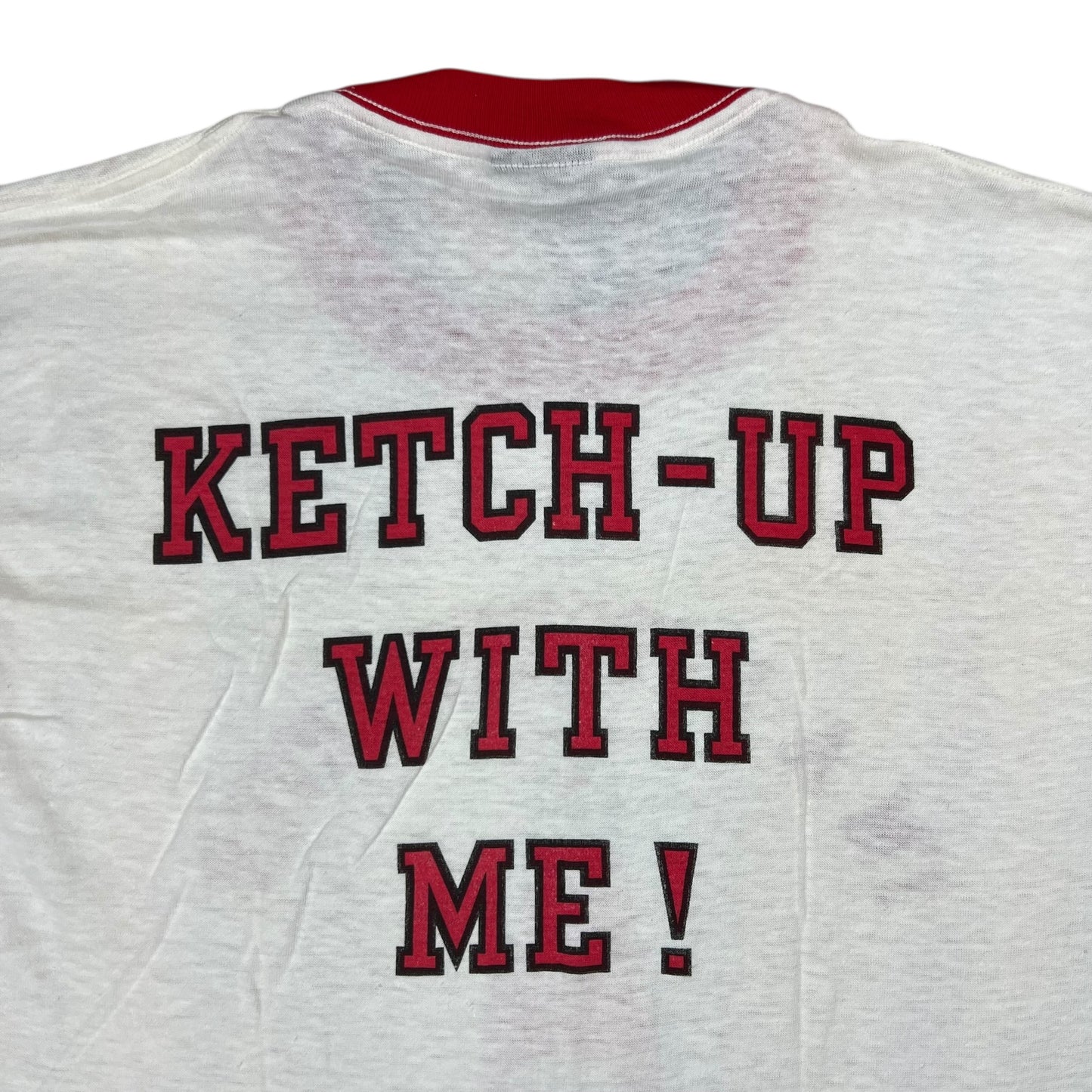 Vintage 1970s Heinz I’m a Ketchup Lover promo ringer tee (M)