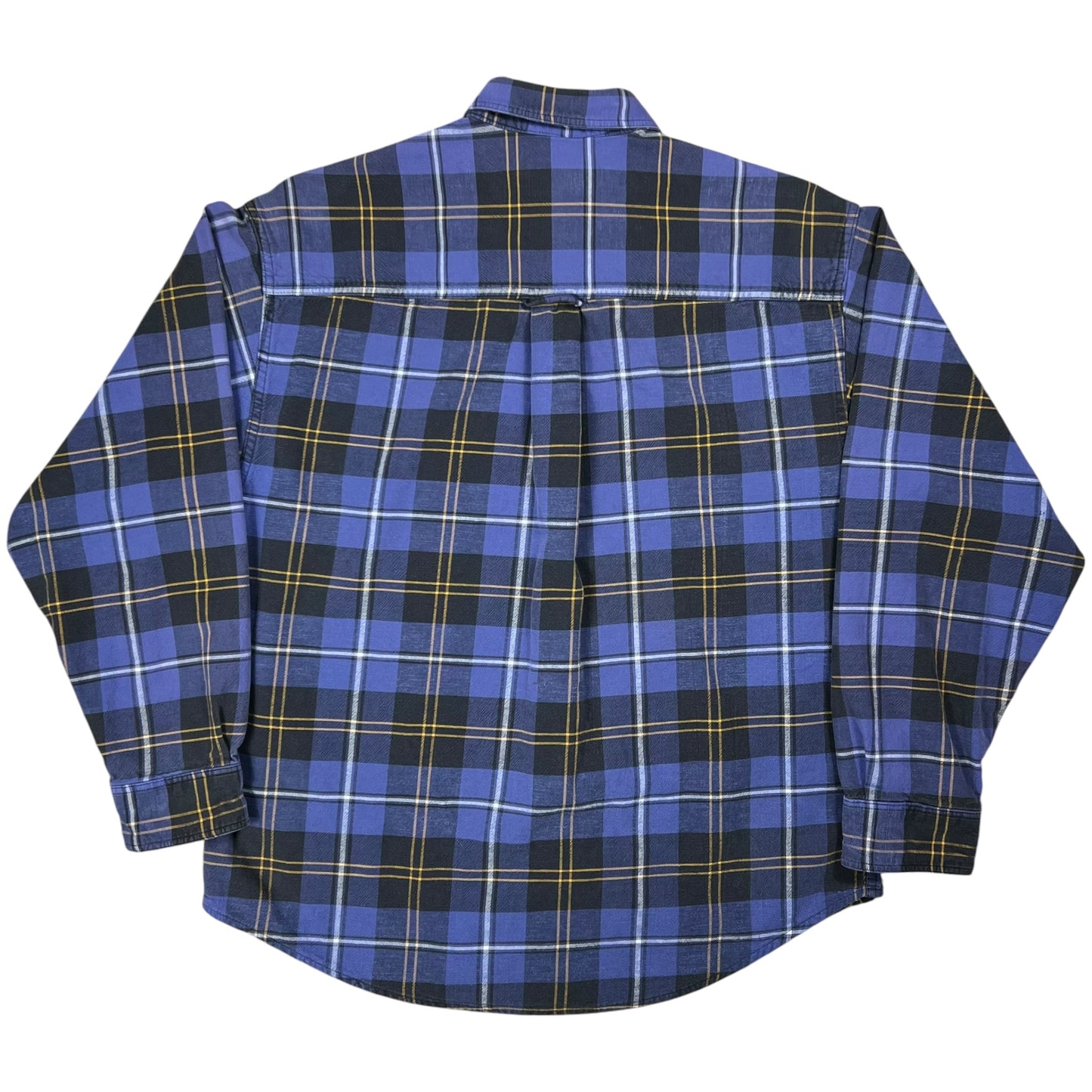 Vintage 90s Eddie Bauer USA made cotton flannel button up shirt (L)