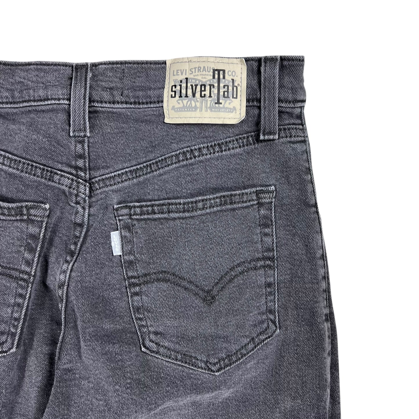 Y2K Levi’s Silver Tab “MOM JEAN” black women’s denim jeans (28x25)