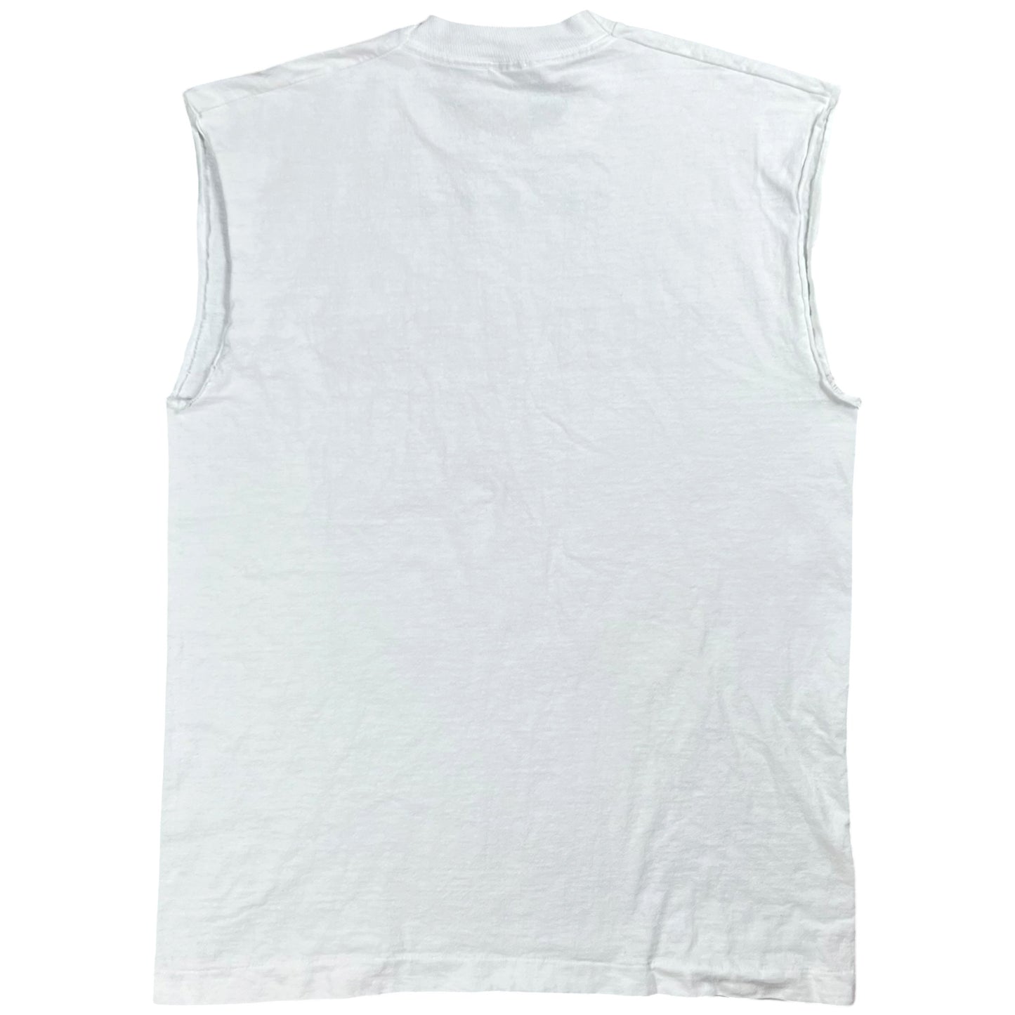 Vintage 1990 Chicago Bulls Michael Jordan newspaper cut off tank tee (M)