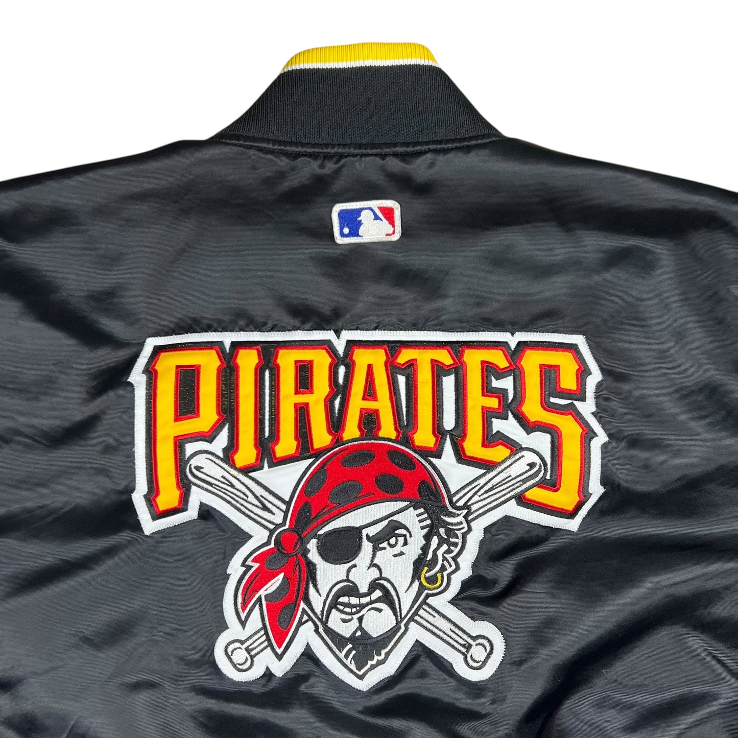 Vintage 90s Starter Pittsburgh Pirates MLB Diamond Collection satin jacket (XL)