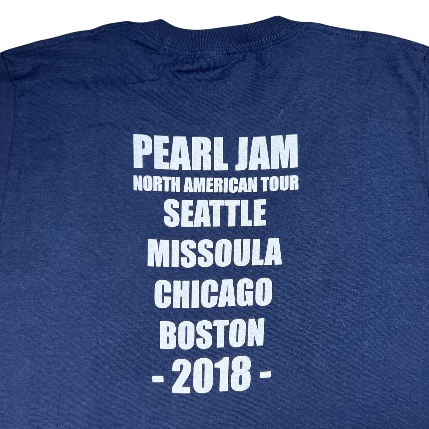 2018 Pearl Jam Baseball North American Tour band tee (S)