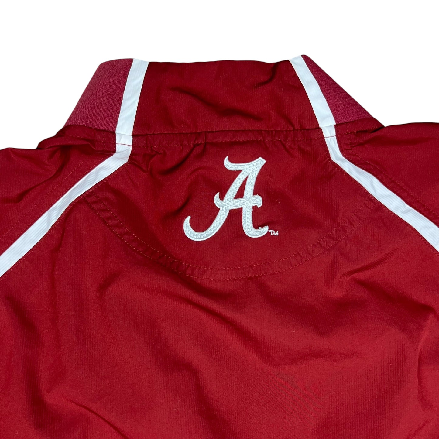 Vintage Y2K Nike University of Alabama Roll Tide faded zip up windbreaker (XL)