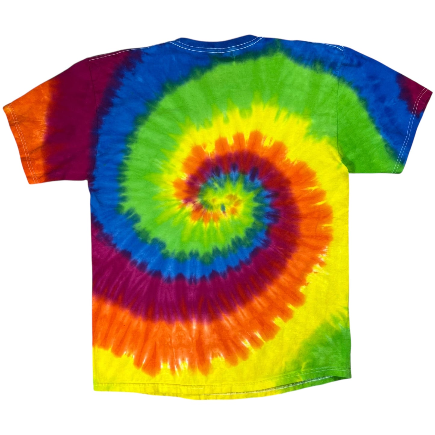 Vintage Y2K Hanes tie dye spiral blank tee (L)