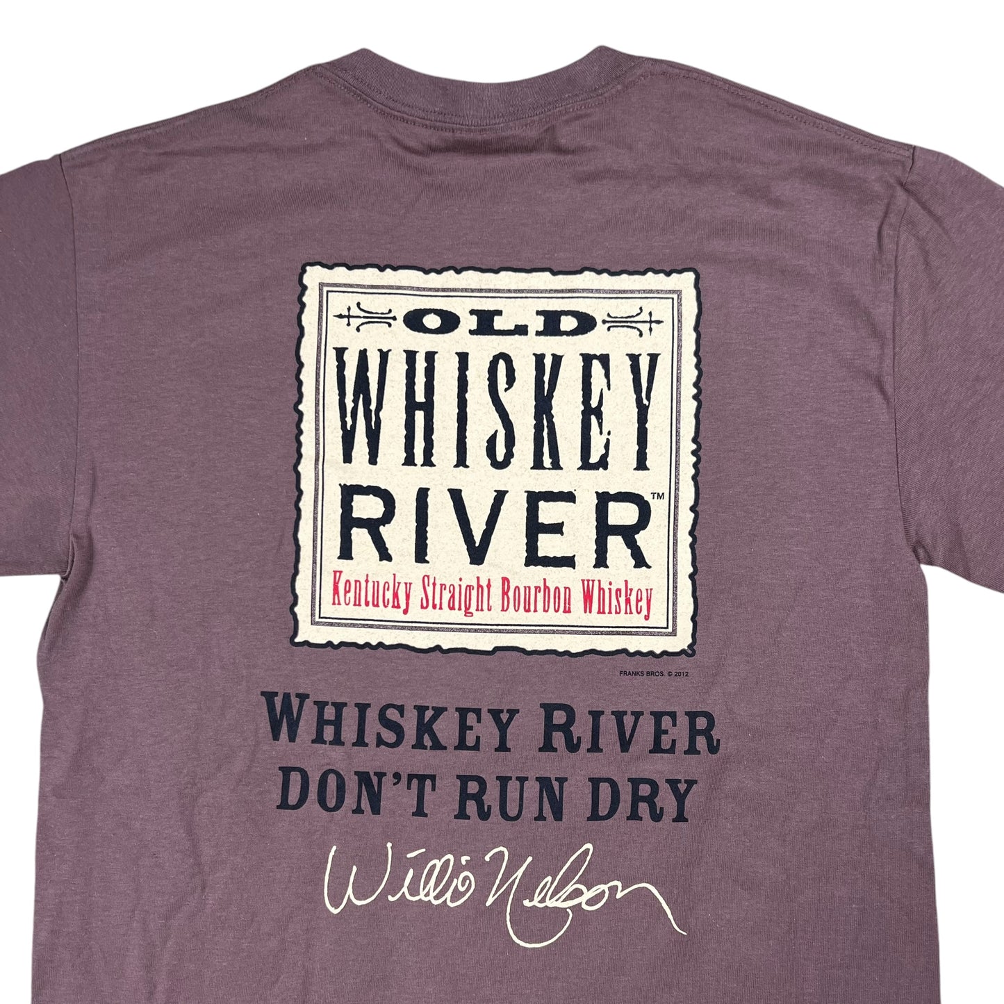 2012 Willie Nelson Old Whiskey River band tee (S)