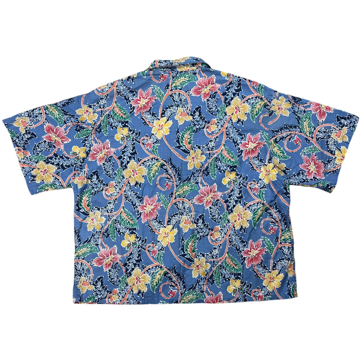 Vintage 90s REI Hawaiian boxy short sleeve button up shirt (L)