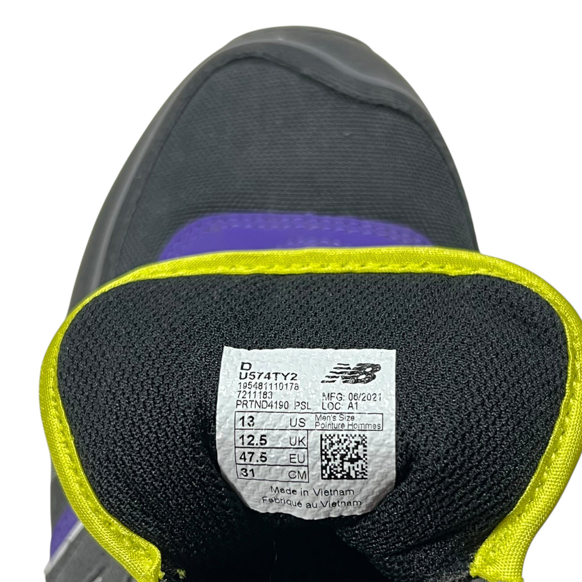 2021 New Balance 574T Black Purple ENCAP sneakers (13)