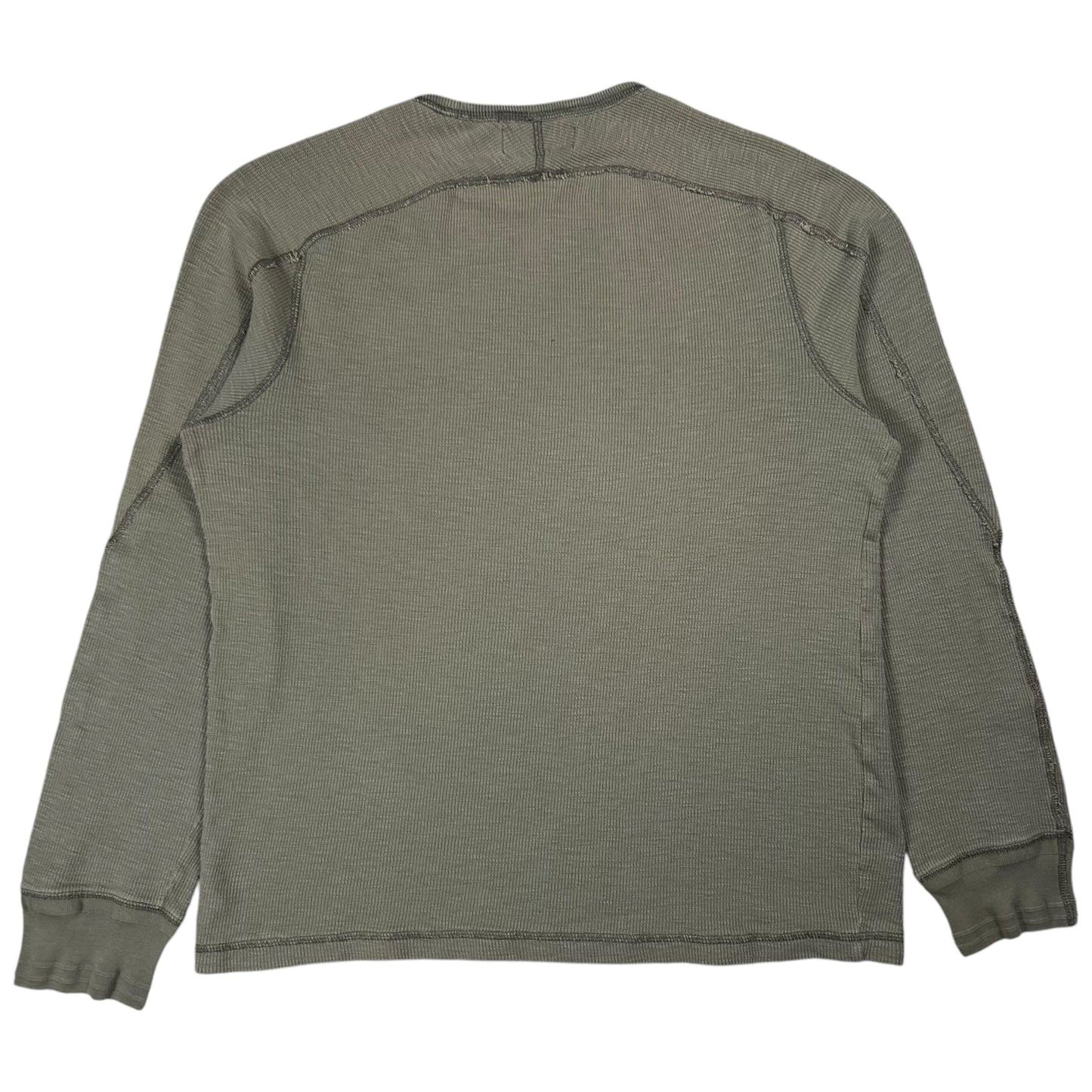 Vintage Y2K Polo Ralph Lauren 100% cotton thermal long sleeve shirt (L/XL)