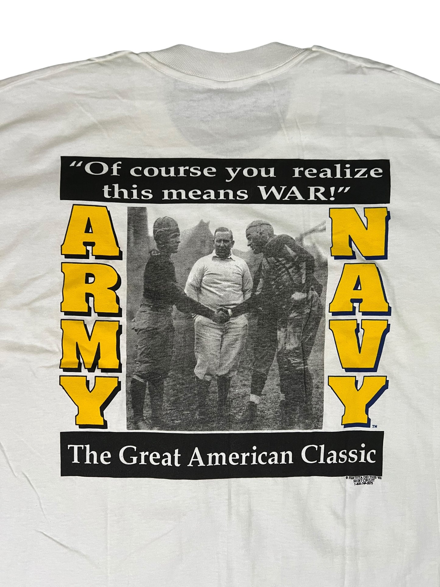 Vintage 90s Army Navy Football Game The Great American Classic tee (XL)