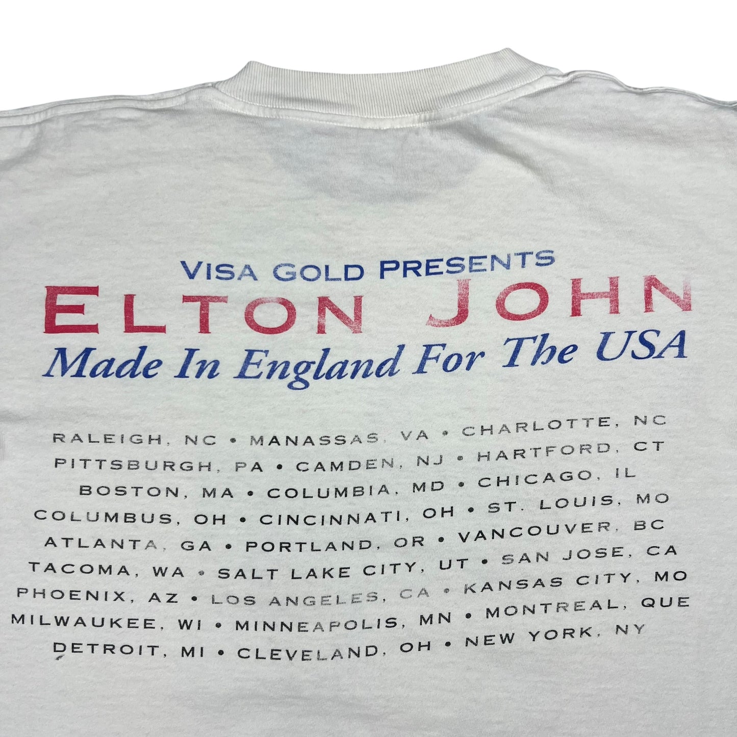 Vintage 1994 Elton John Made in England for the USA band tee (L)