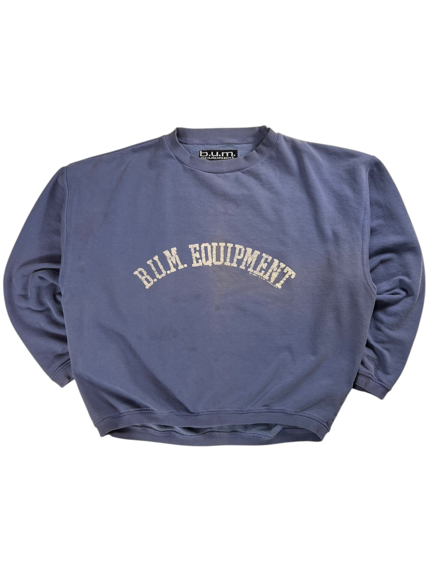 Vintage 1989 BUM Equipment faded crewneck (XL)