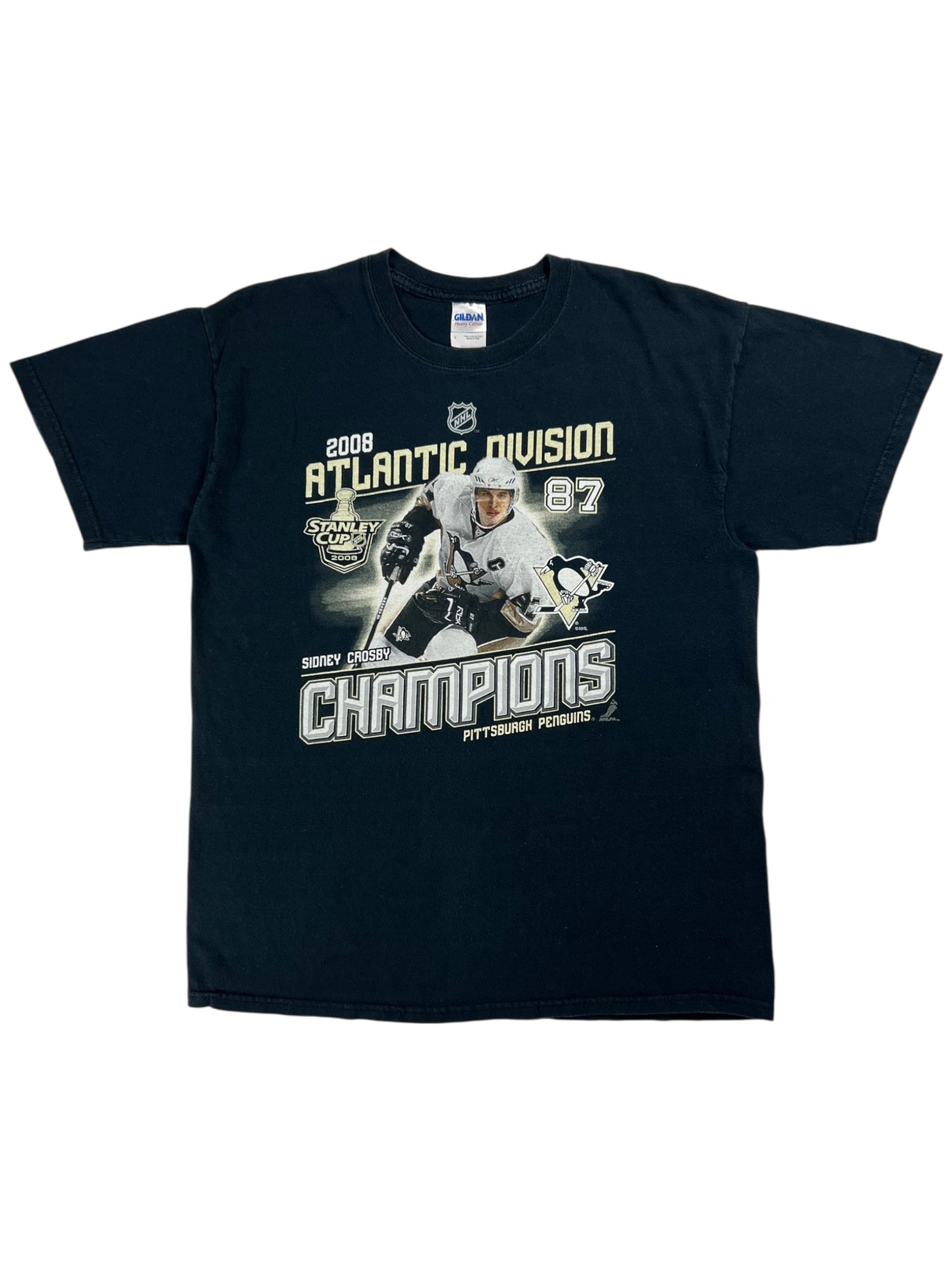 2008 Pittsburgh Penguins Sidney Crosby NHL tee (L)