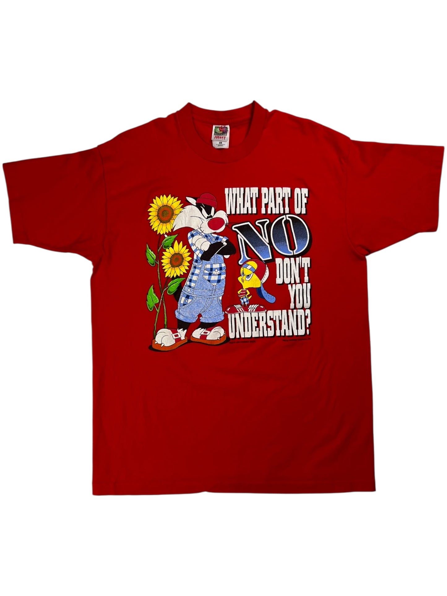 Vintage 1995 Looney Tunes What Part of NO Don't you Understand? tee (XL)