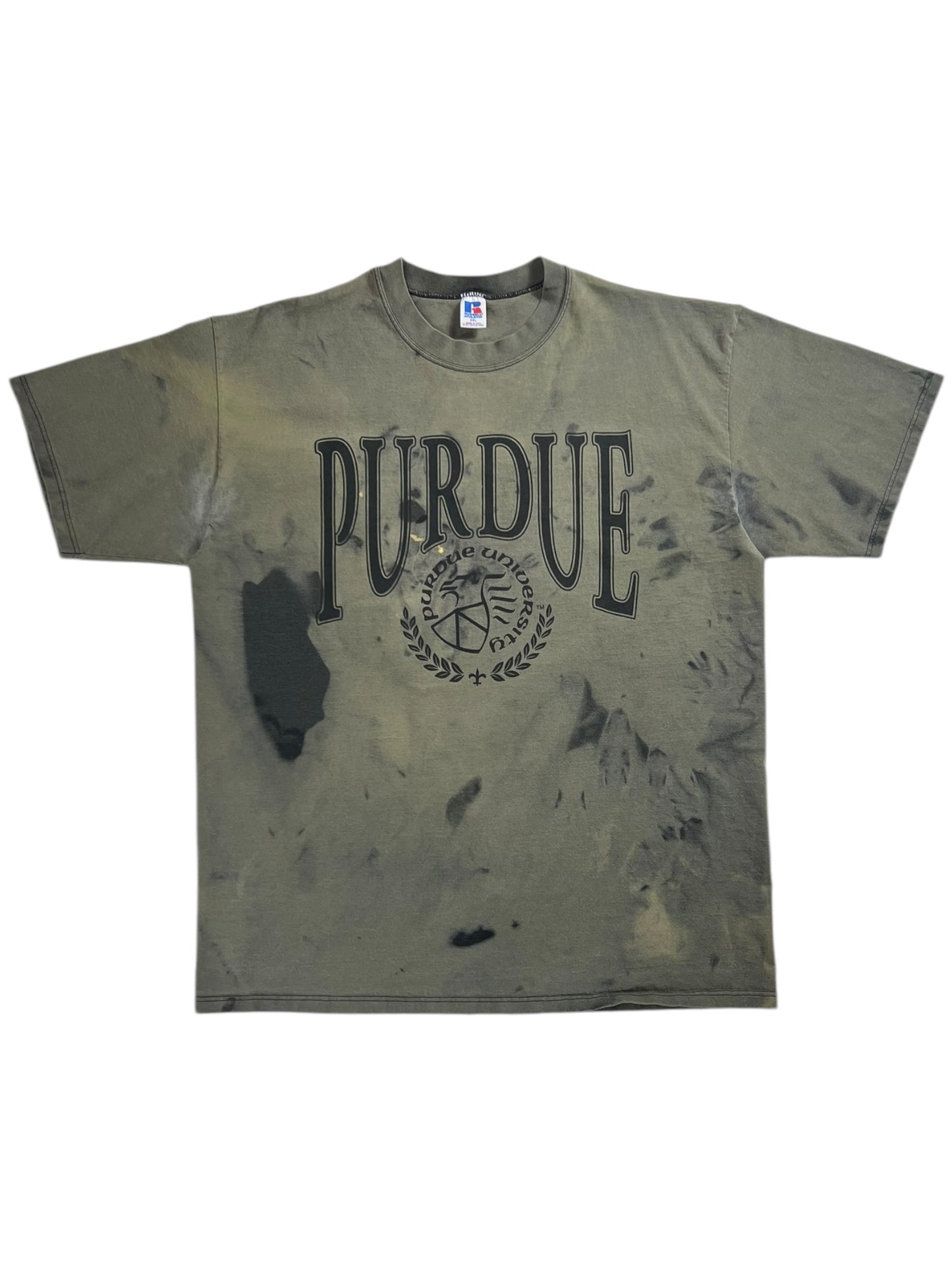 Vintage 90s Purdue University Boilermakers acid wash tee (XXL)