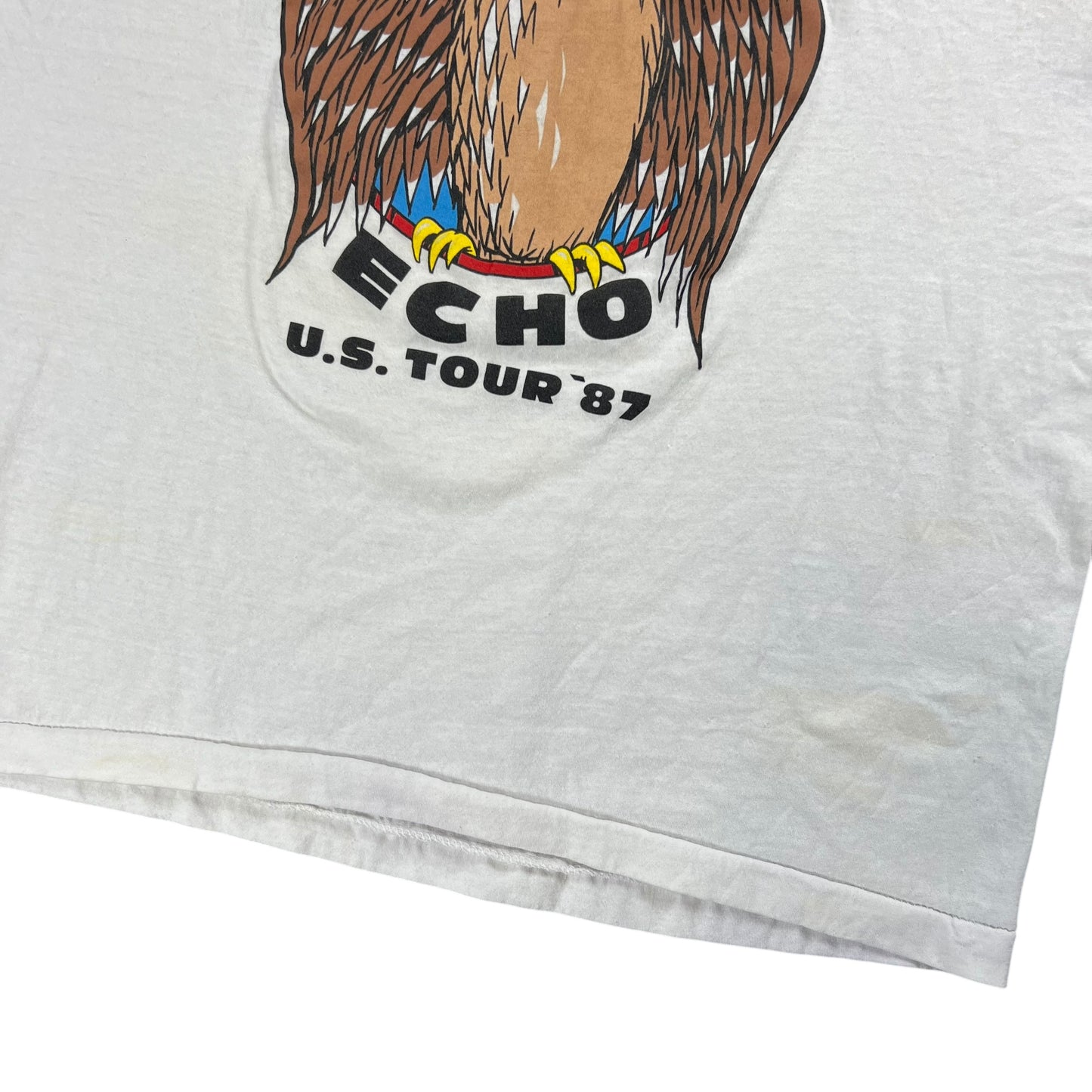 Vintage 1987 Pseudo Echo U.S. tour band tee (M)