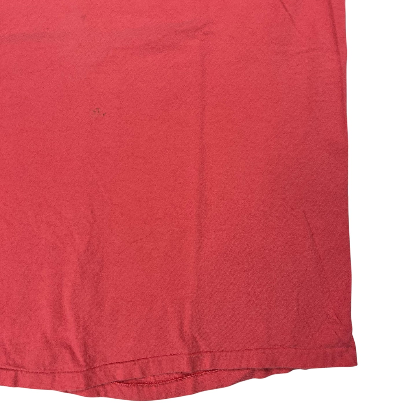 Vintage 80s L.L. Bean salmon pink logo tee (M)