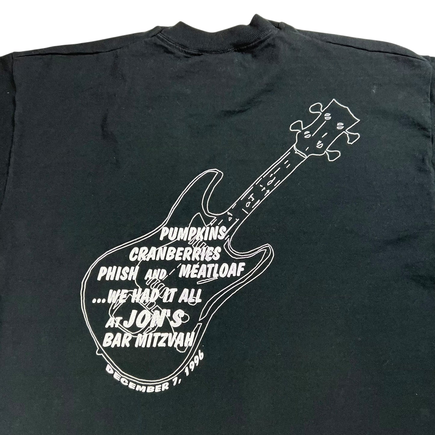 Vintage 90s Smashing Pumpkins The Cranberries Phish & Meatloaf band Bar Mitzvah tee (XL)